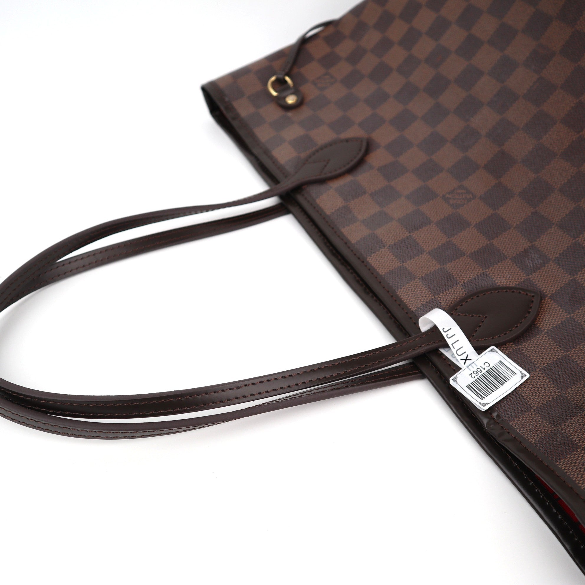 Louis Vuitton Damier Ebene Canvas Neverfull MM Shoulder Bag C1562R | Pre-Owned Excellent Brown Damier Ebene Canvas