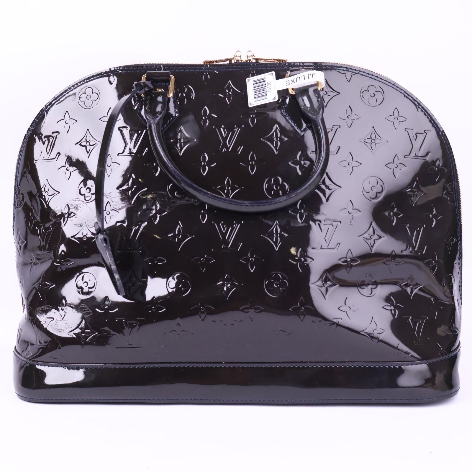 Louis Vuitton Monogram Vernis Alma Top Handle Bag J3130 | Pre-Owned Excellent Brown Monogram Canvas