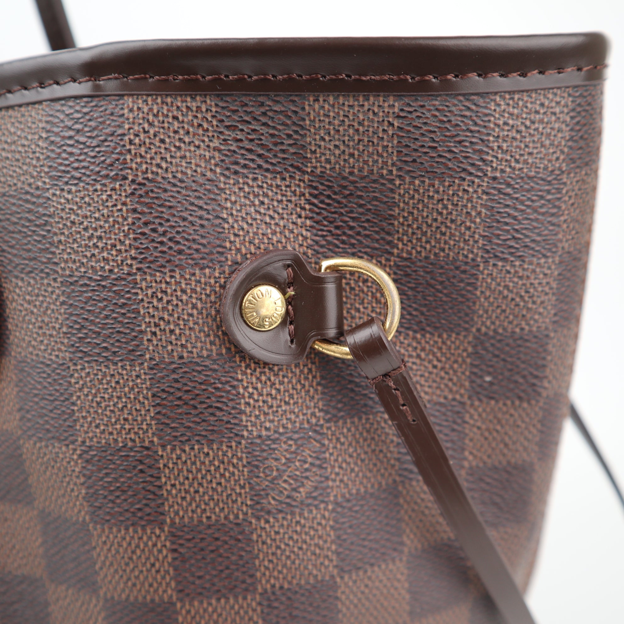 Louis Vuitton Damier Ebene Canvas Neverfull MM Shoulder Bag C1564R | Pre-Owned Excellent Brown Damier Ebene Canvas