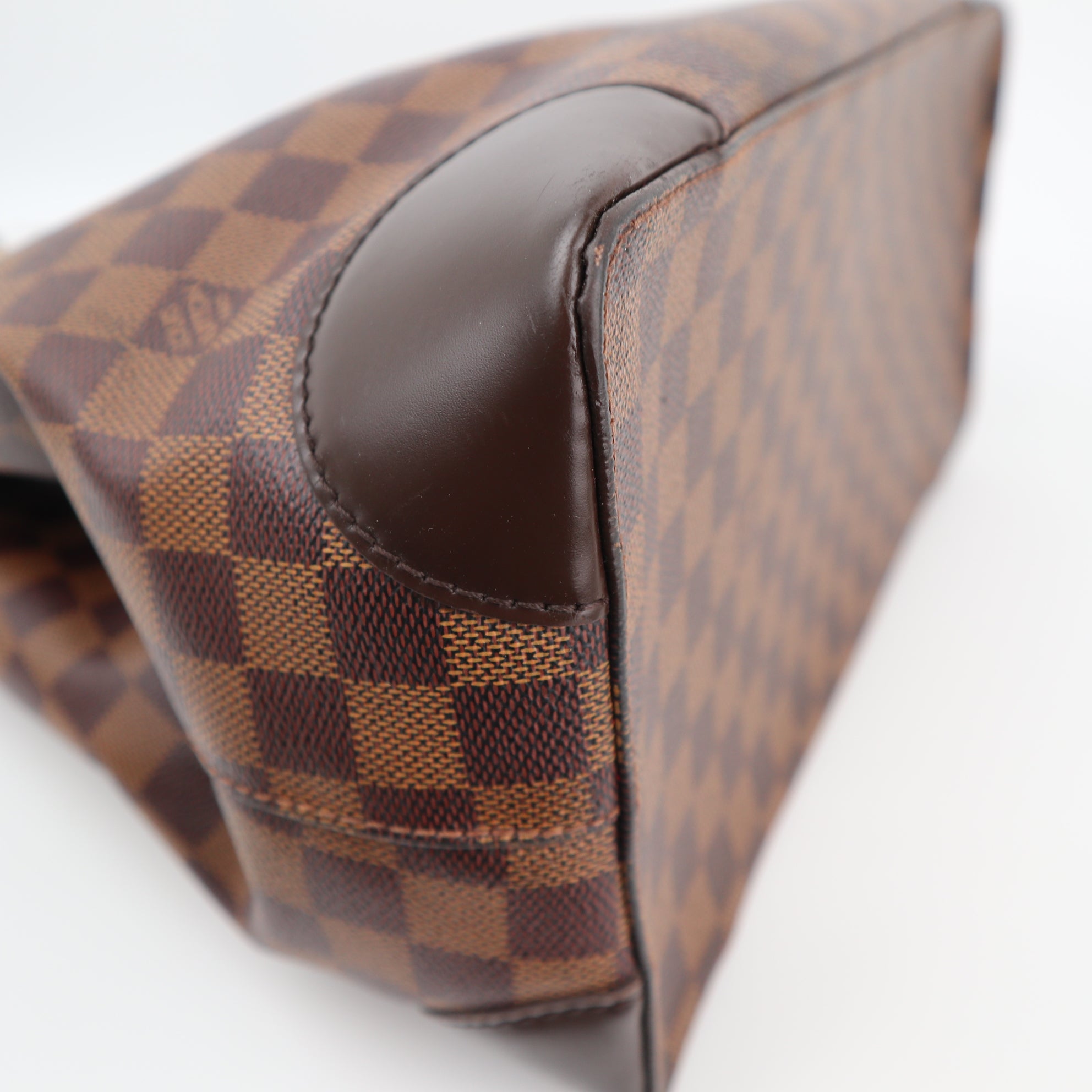 Louis Vuitton Damier Ebene Canvas Hampstead MM Shoulder Bag C1565 | Pre-Owned Excellent Brown Damier Ebene Canvas