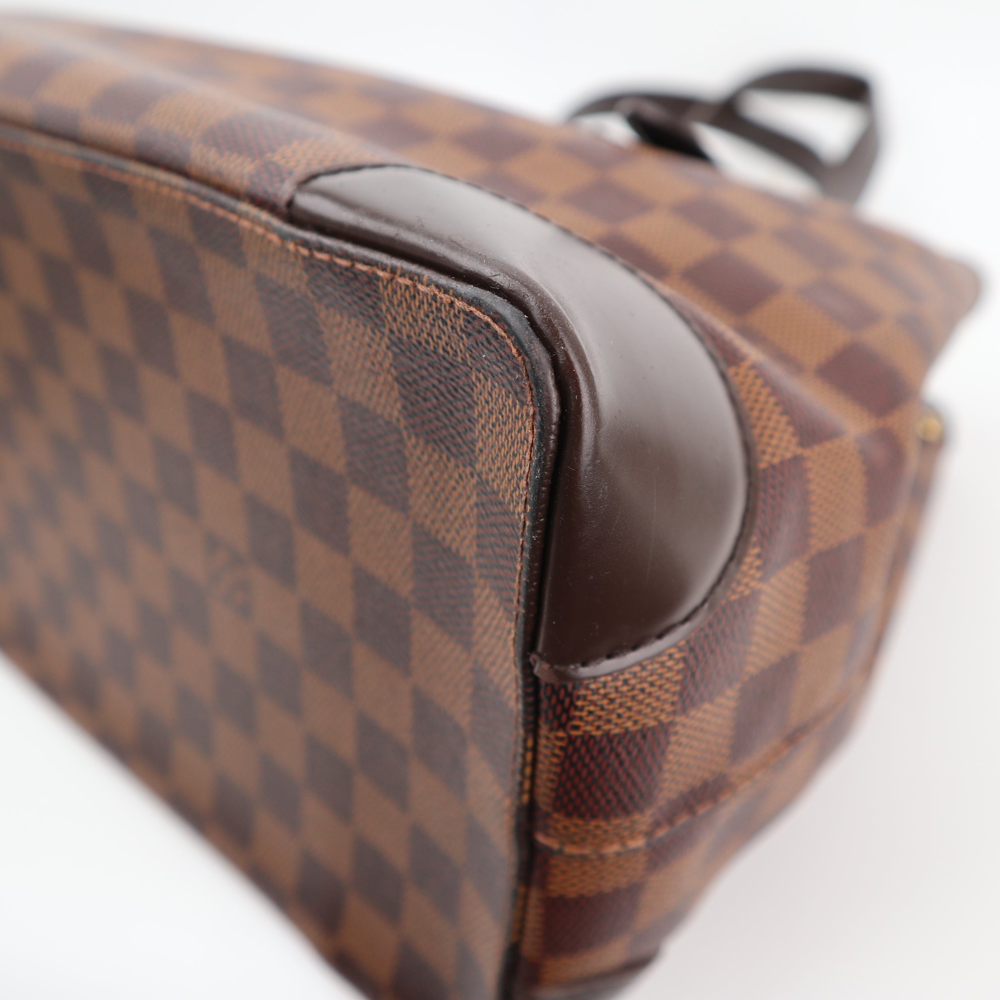 Louis Vuitton Damier Ebene Canvas Hampstead MM Shoulder Bag C1565 | Pre-Owned Excellent Brown Damier Ebene Canvas