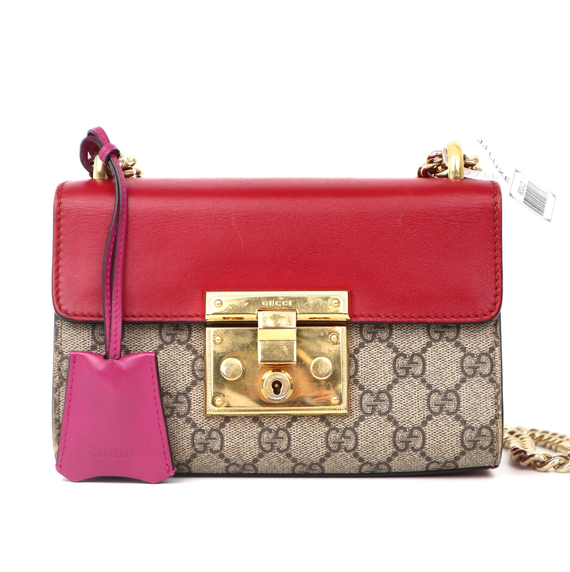 C1009 Gucci Padlock  GG crossbody bag- Pre Owned