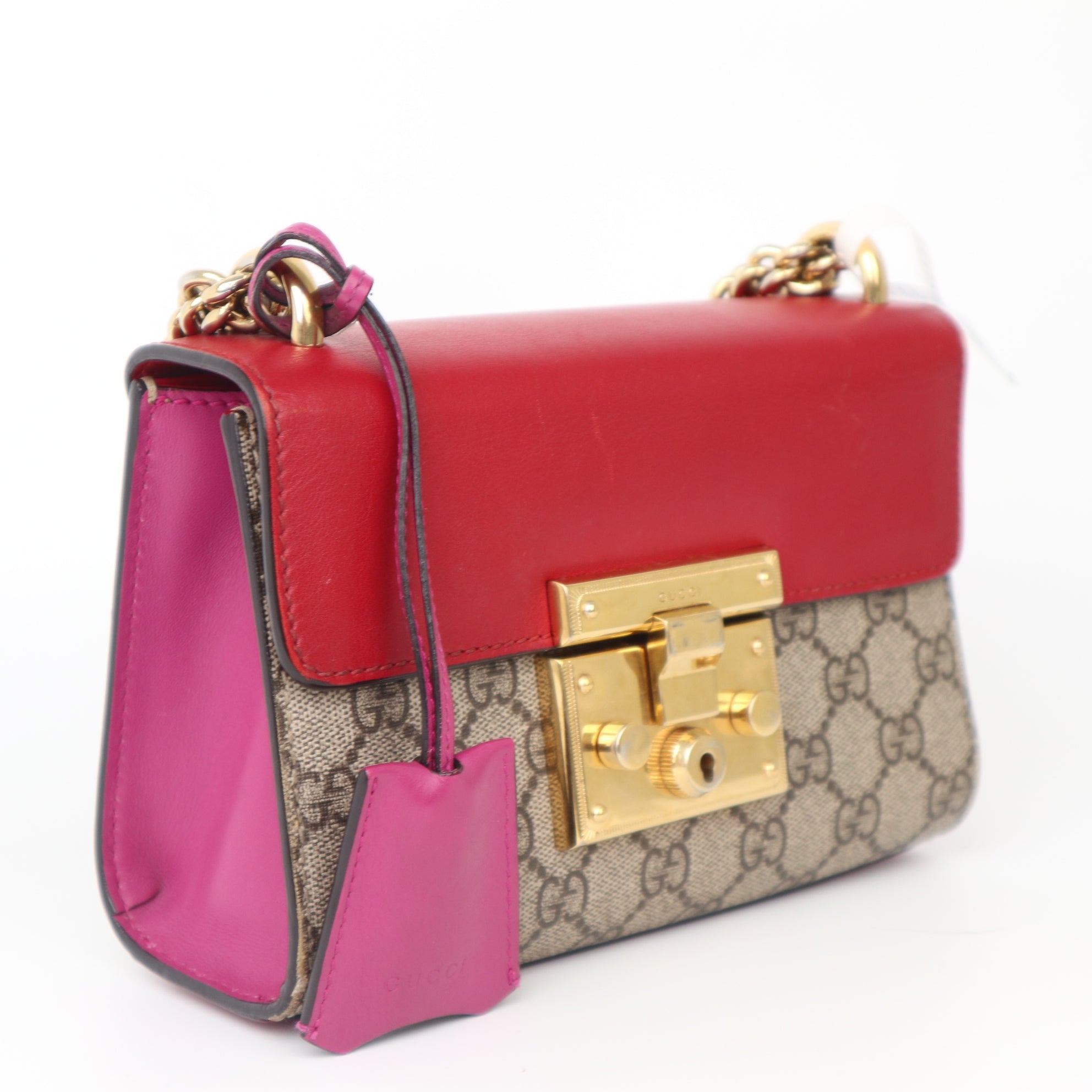 C1009 Gucci Padlock  GG crossbody bag- Pre Owned