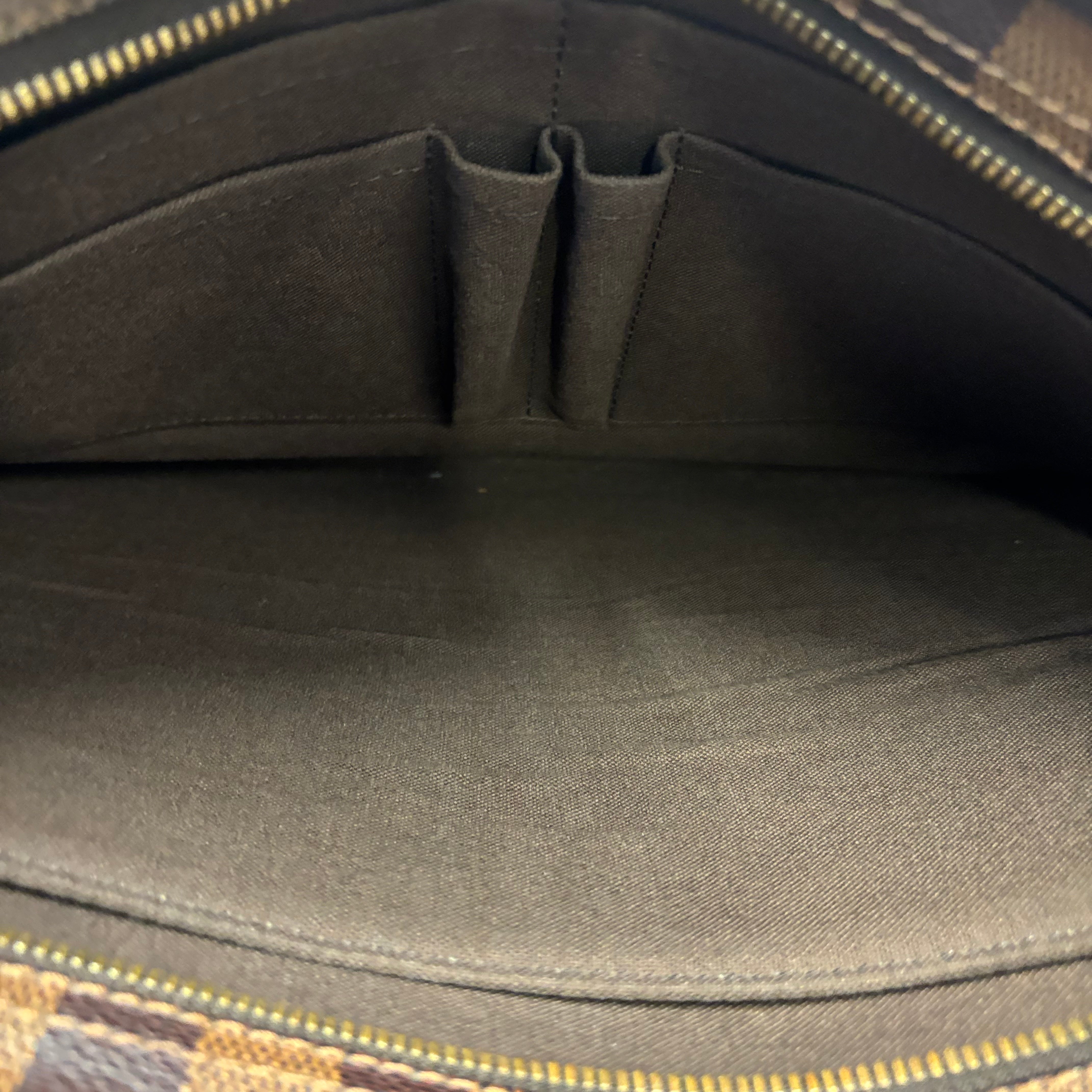 J3121 Louis Vuitton Messenger Bag Damier Ebene Shelton | Pre-Owned Like New Brown Damier Ebene Canvas