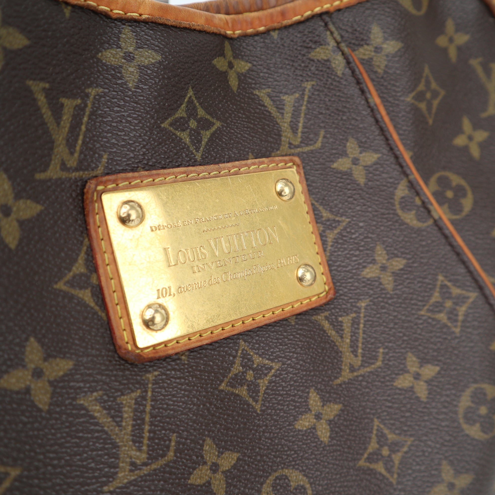 Louis Vuitton Monogram Galliera PM Shoulder Bag C1567 | Pre-Owned Good Brown Monogram Canvas