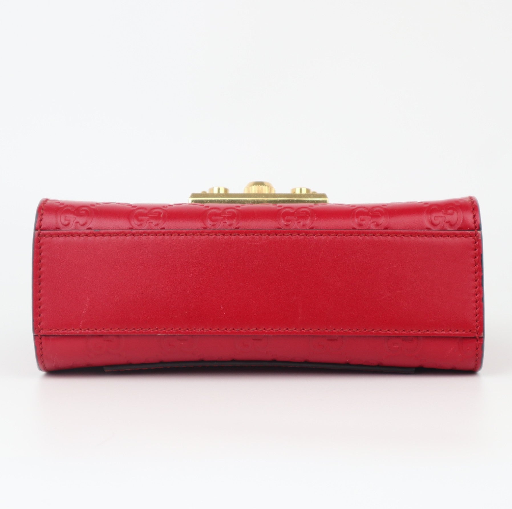 C1010 Gucci Padlock Shoulder Bag Guccissima Leather crossbody bag-Pre Owned