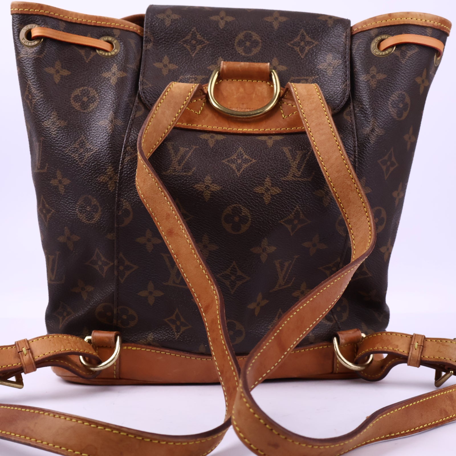 Louis Vuitton Montsouris Leather backpack Backpack J3171R | Pre-Owned Very Good Leather