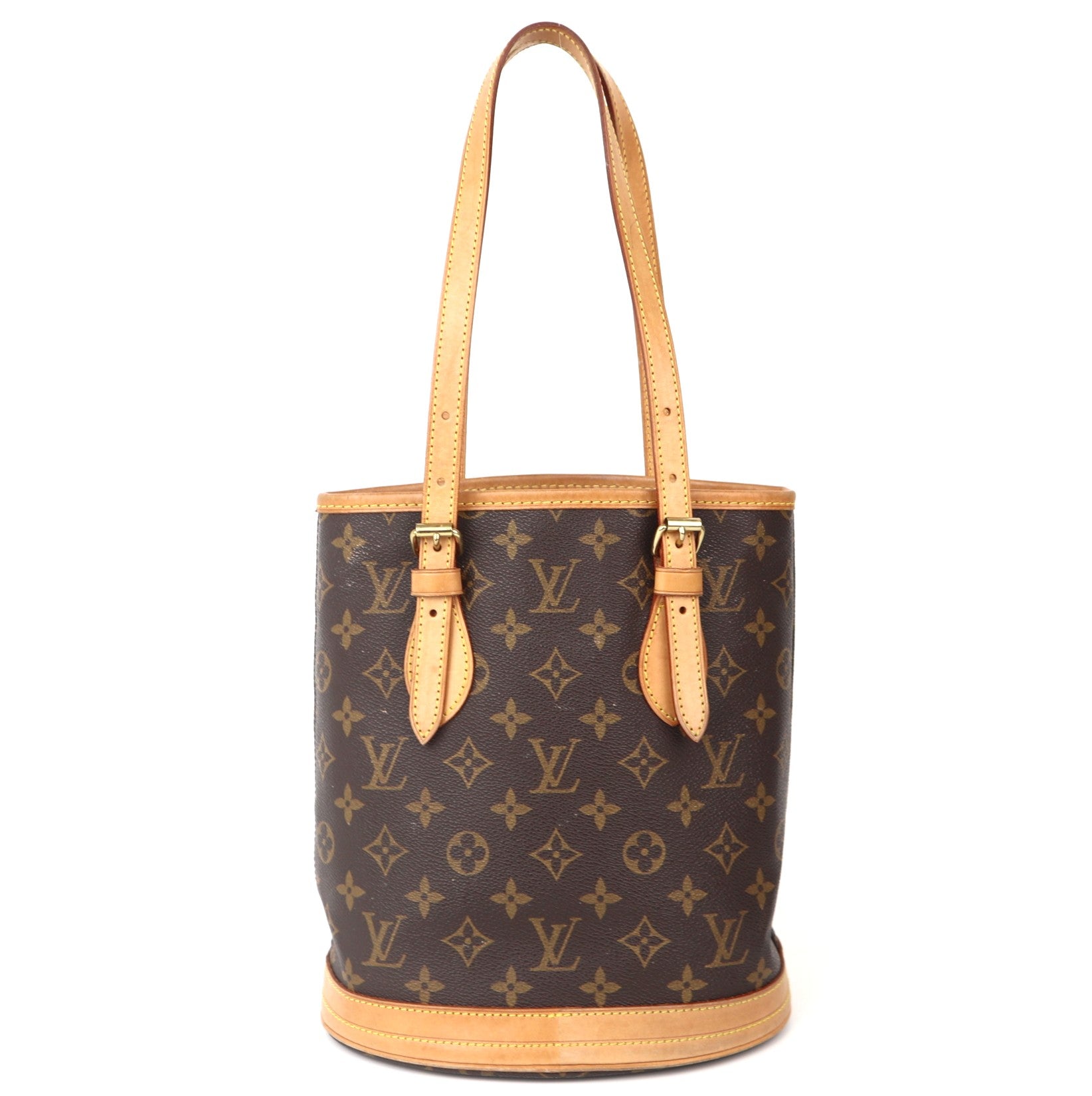 C1004 Louis Vuitton Monogram Canvas Petite Bucket Bag-Pre Owned