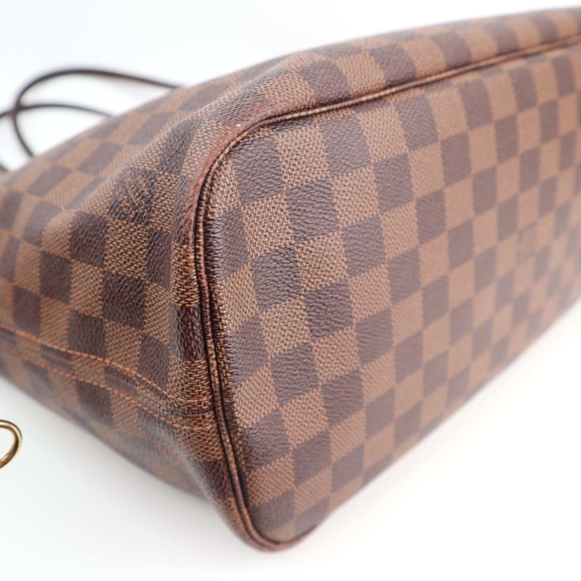 Louis Vuitton Ebene Damier Canvas Neverfull MM Shoulder Bag C1571 | Pre-Owned Excellent Brown Damier Ebene Canvas