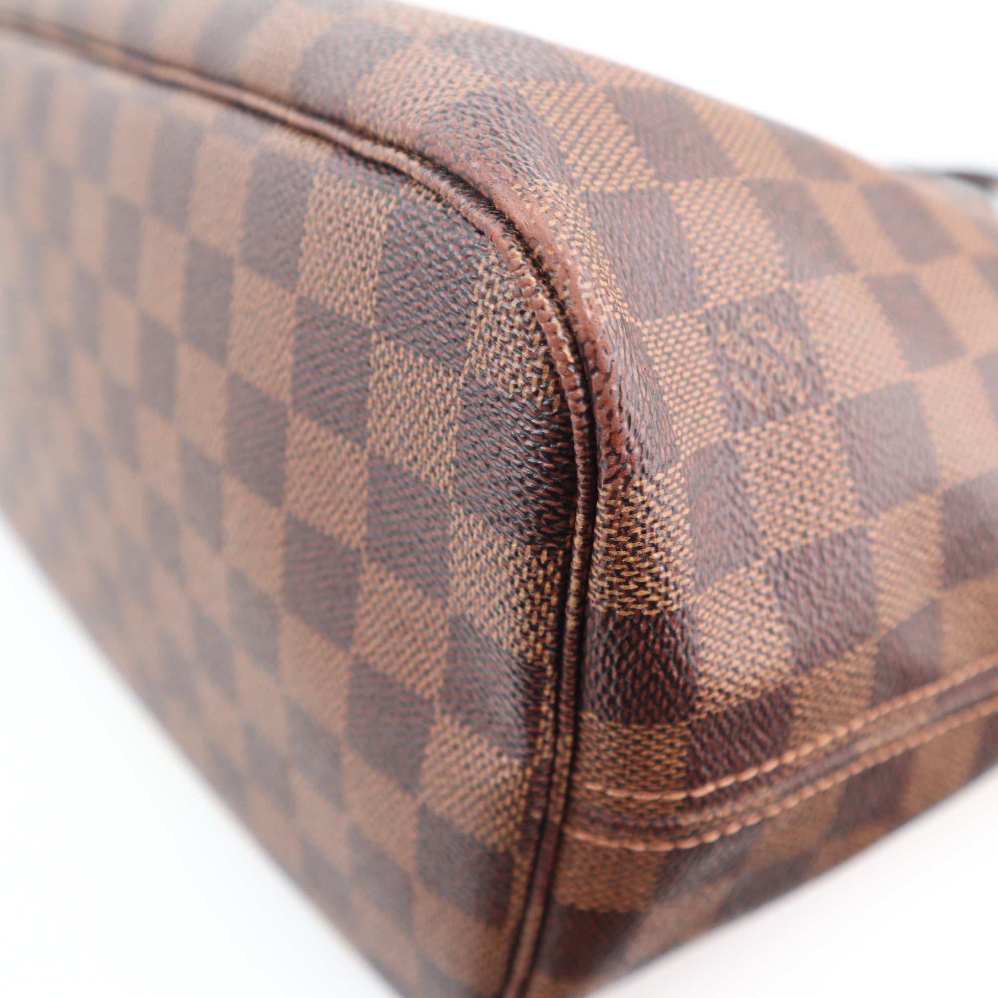 Louis Vuitton Ebene Damier Canvas Neverfull MM Shoulder Bag C1571 | Pre-Owned Excellent Brown Damier Ebene Canvas