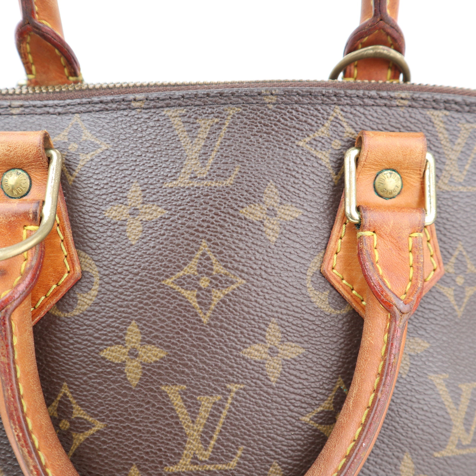 Louis Vuitton Monogram Alma PM Top Handle Bag C1572 | Pre-Owned Good Brown Monogram Canvas