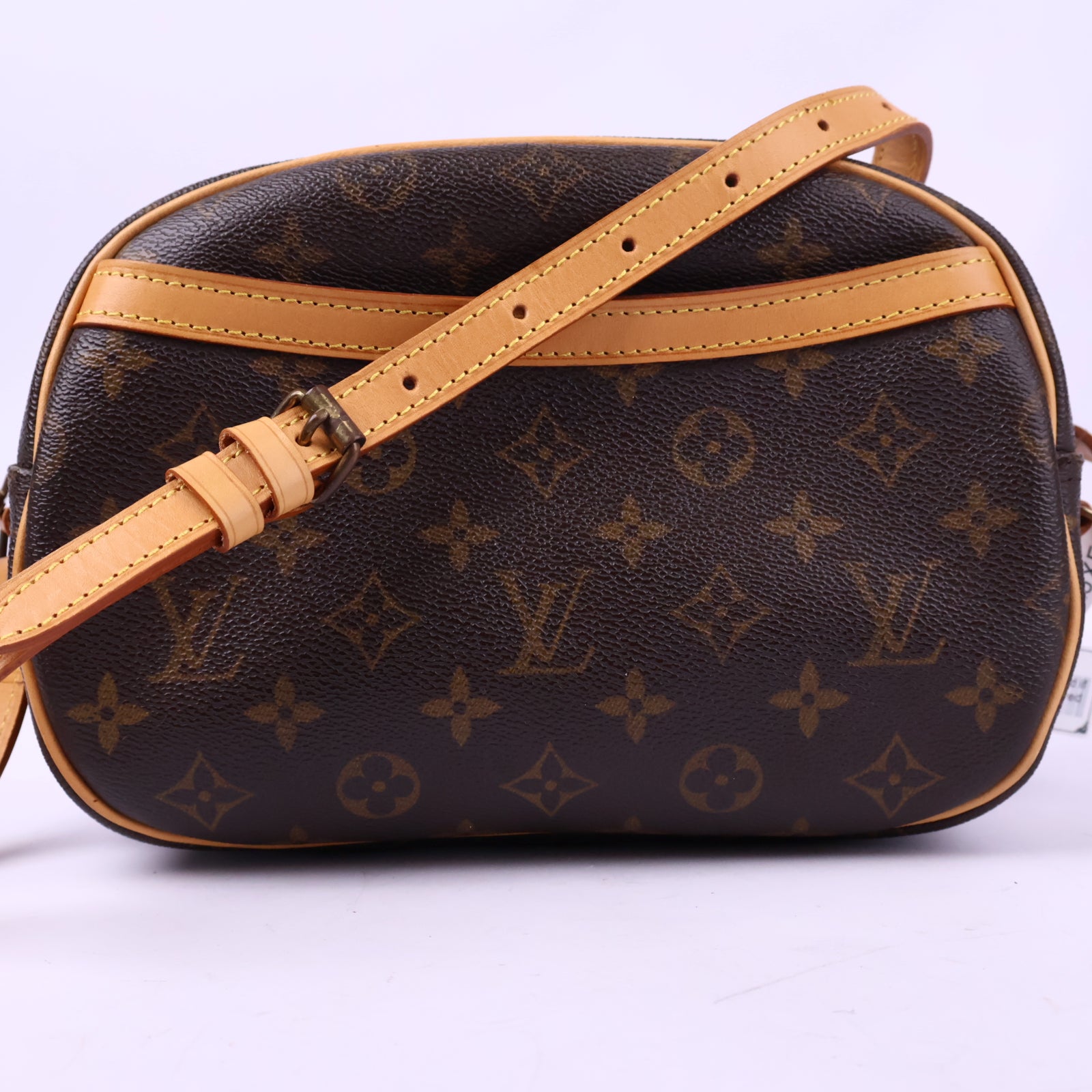 Louis Vuitton Blois Handbag Monogram Canvas Top Handle Bag J3172 | Pre-Owned Like New Brown Monogram Canvas
