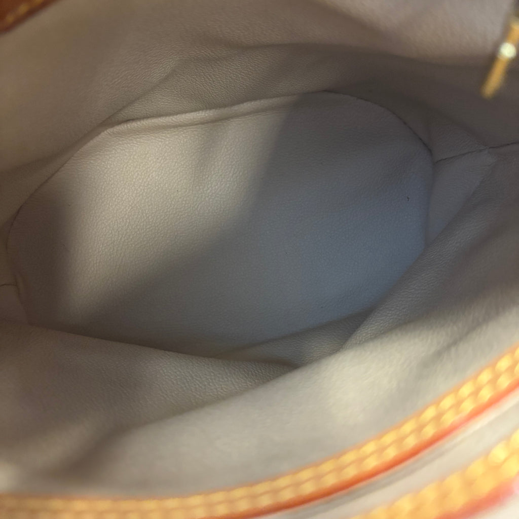 J3189R Louis Vuitton Bucket Bag Monogram Canvas | Pre-Owned Like New Brown Coated canvas, leather trim Monogram