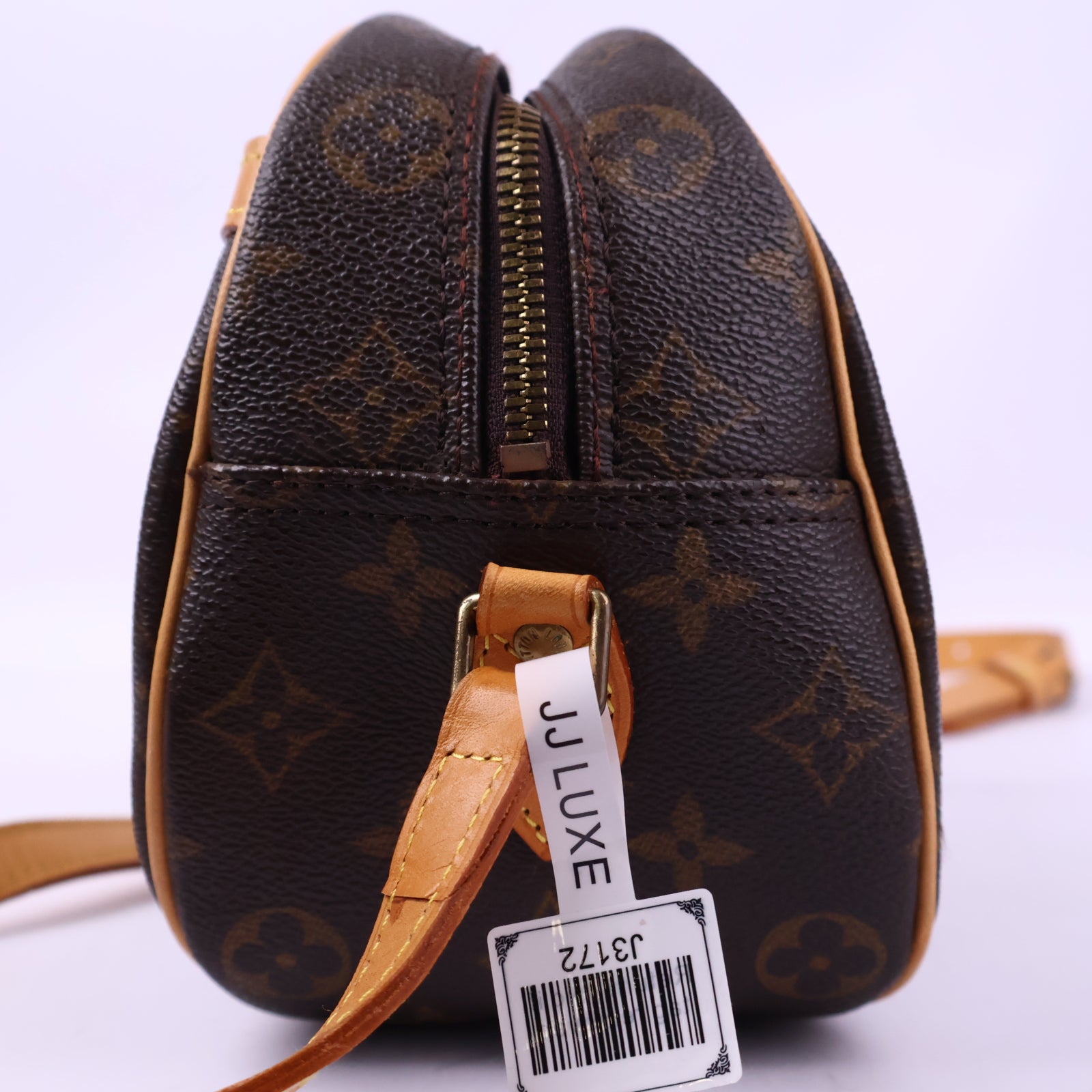 Louis Vuitton Blois Handbag Monogram Canvas Top Handle Bag J3172 | Pre-Owned Like New Brown Monogram Canvas