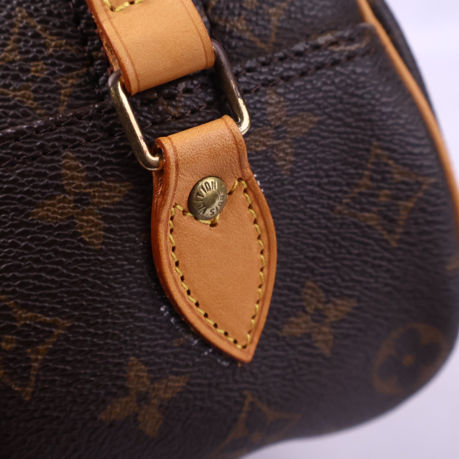 Louis Vuitton Blois Handbag Monogram Canvas Top Handle Bag J3172 | Pre-Owned Like New Brown Monogram Canvas