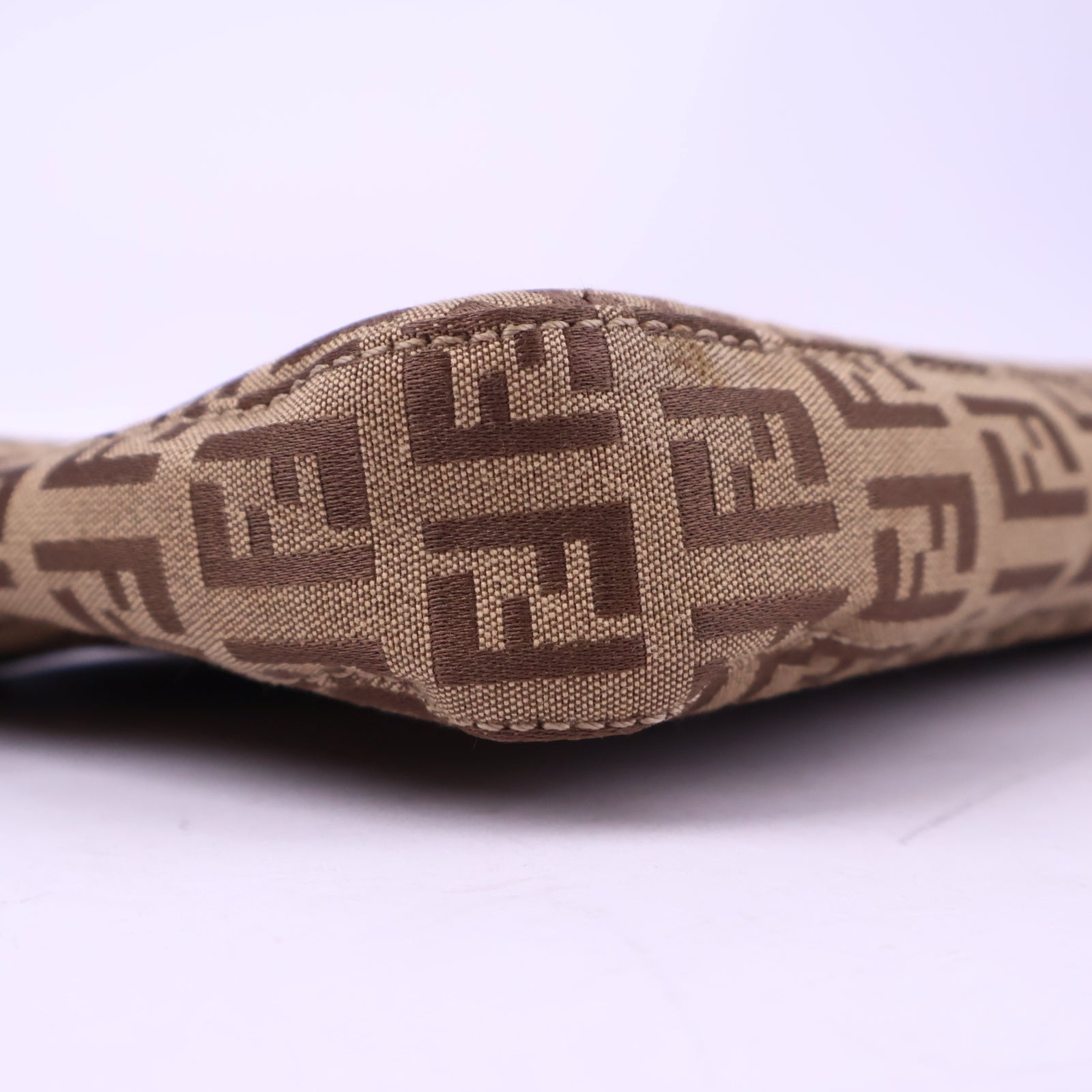 Fendi Zucca Monogram Shoulder Bag J3017 | Pre-Owned Like New Brown Monogram Canvas