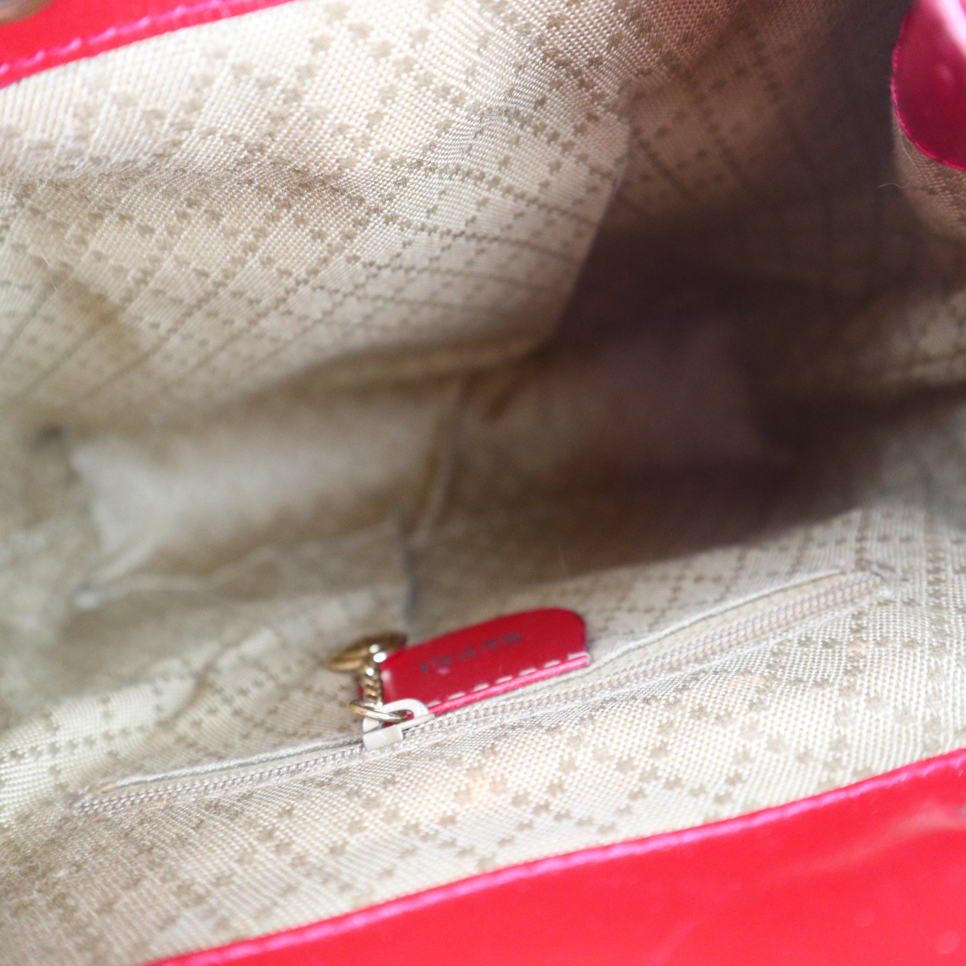 Gucci Backpack Mini Enamel Leather Backpack C1576 | Pre-Owned Very Good Leather, Enamel leather
