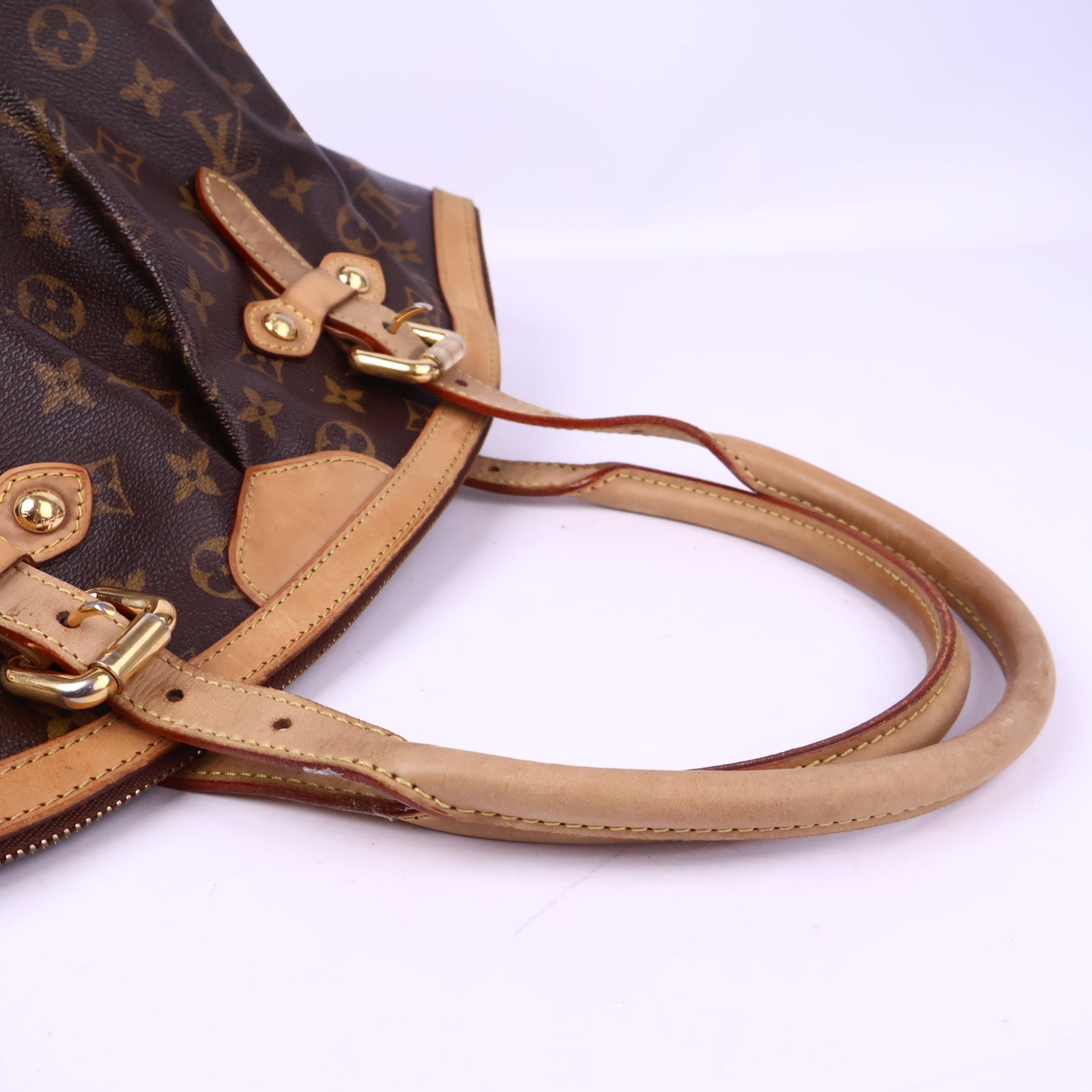 Louis Vuitton Tivoli Handbag Monogram Canvas Tote Bag J3166 | Pre-Owned Very Good Brown Monogram Canvas