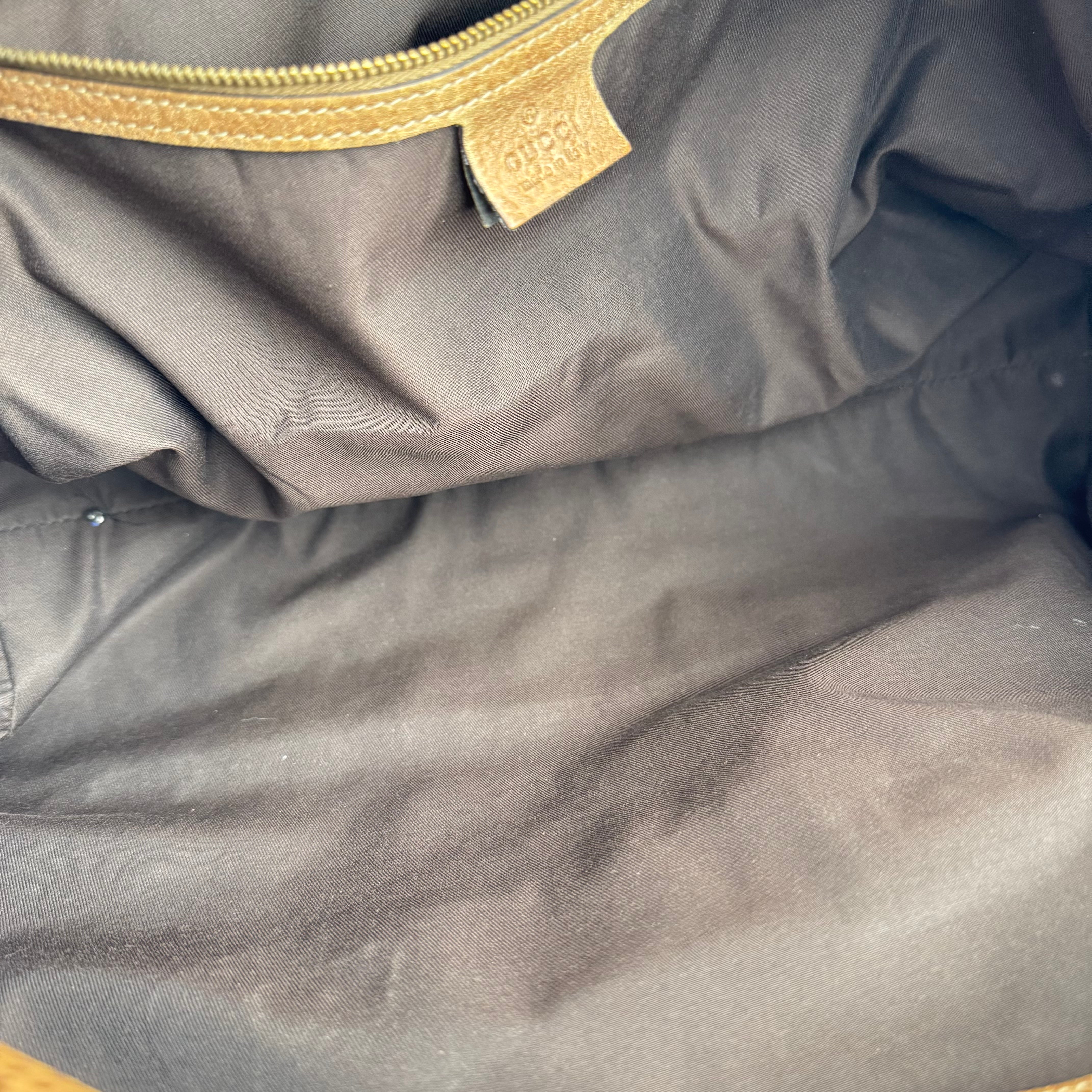 J1663 Gucci GG Canvas New Pelham Shoulder Bag- Pre Owned