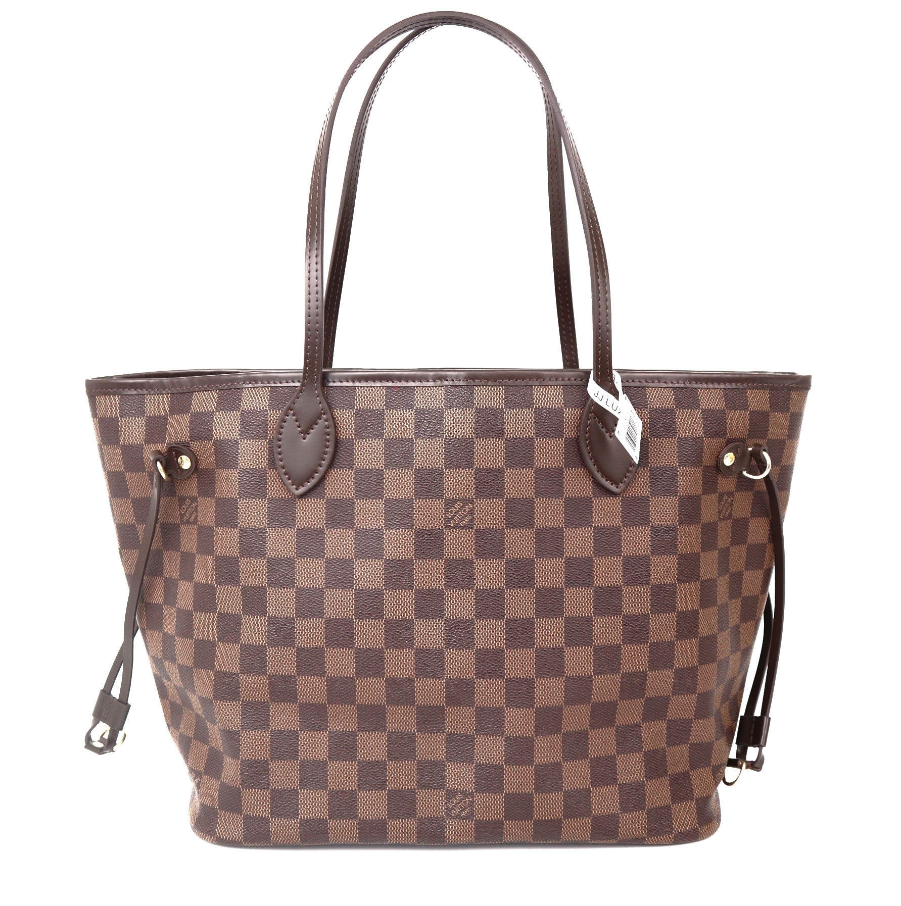 C1016 LOUIS VUITTON Neverfull MM Damier Ebene Tote Bag Purse-Pre Owned