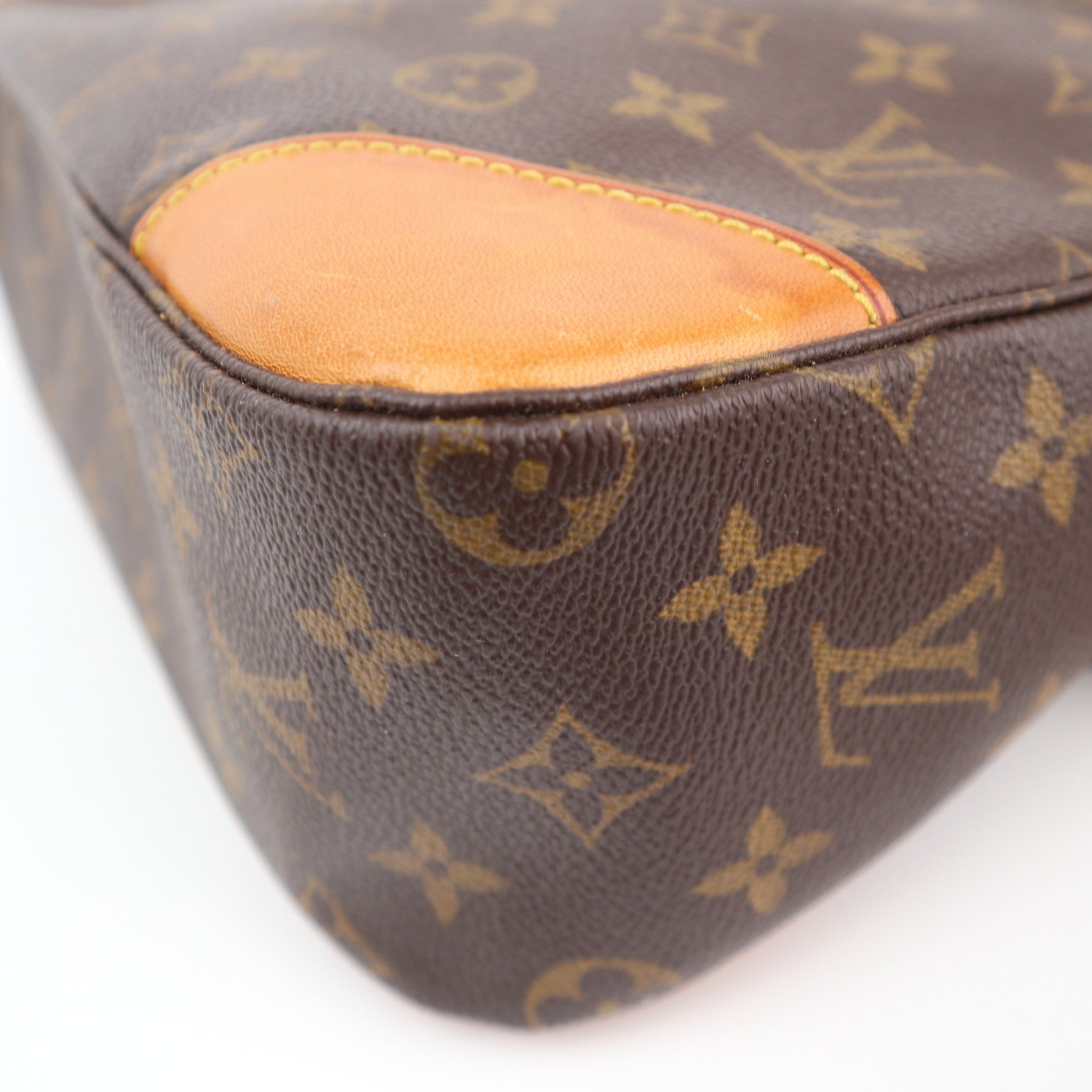 Louis Vuitton Vintage Monogram Boulogne Shoulder Bag C1583 | Pre-Owned Good Brown Monogram Canvas