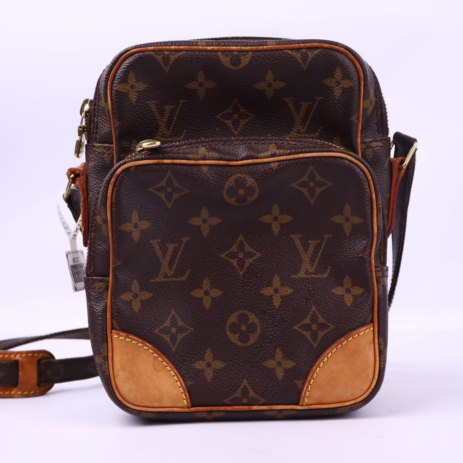 J3129 Louis Vuitton Crossbody Bag Monogram Amazone Canvas Brown | Pre-Owned Excellent Brown Monogram Canvas