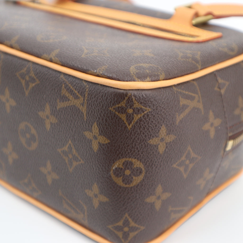 Louis Vuitton Monogram Cite MM Shoulder Bag C1584R | Pre-Owned Excellent Brown Monogram Canvas