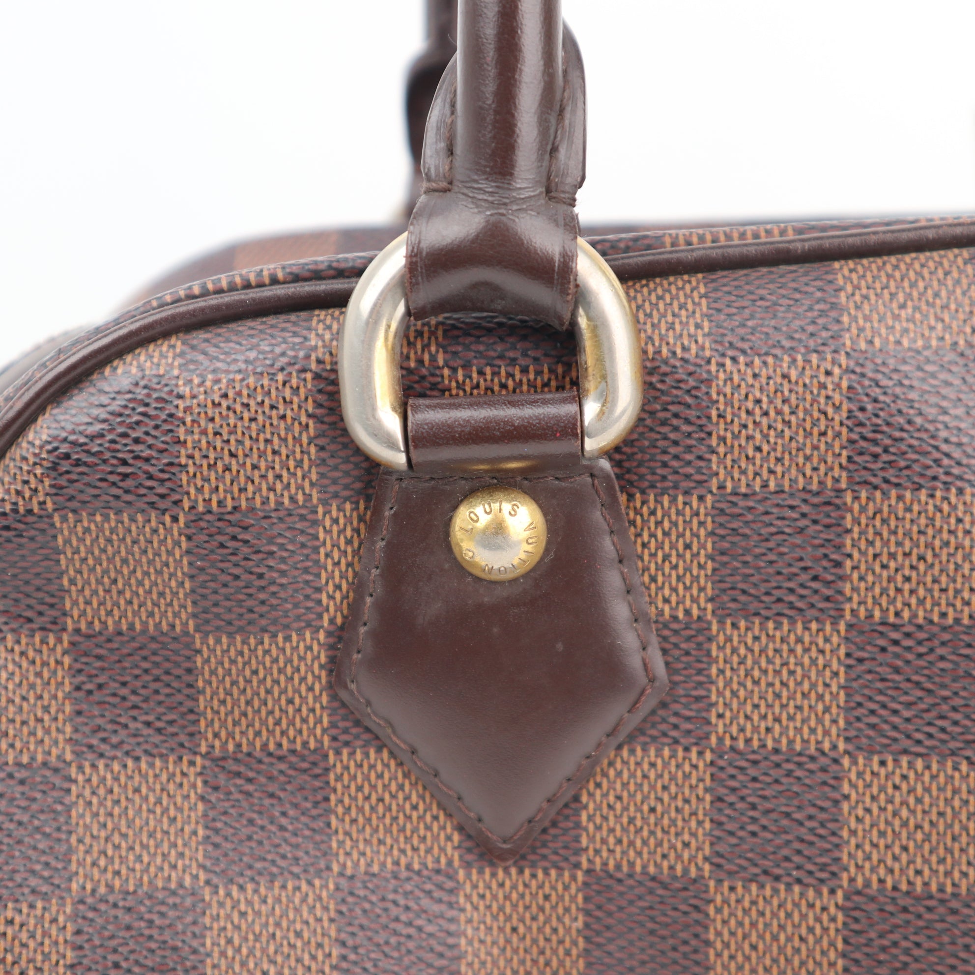 Louis Vuitton Damier Ebene Duomo Shoulder Bag C1586 | Pre-Owned Very Good Brown Damier Ebene Canvas