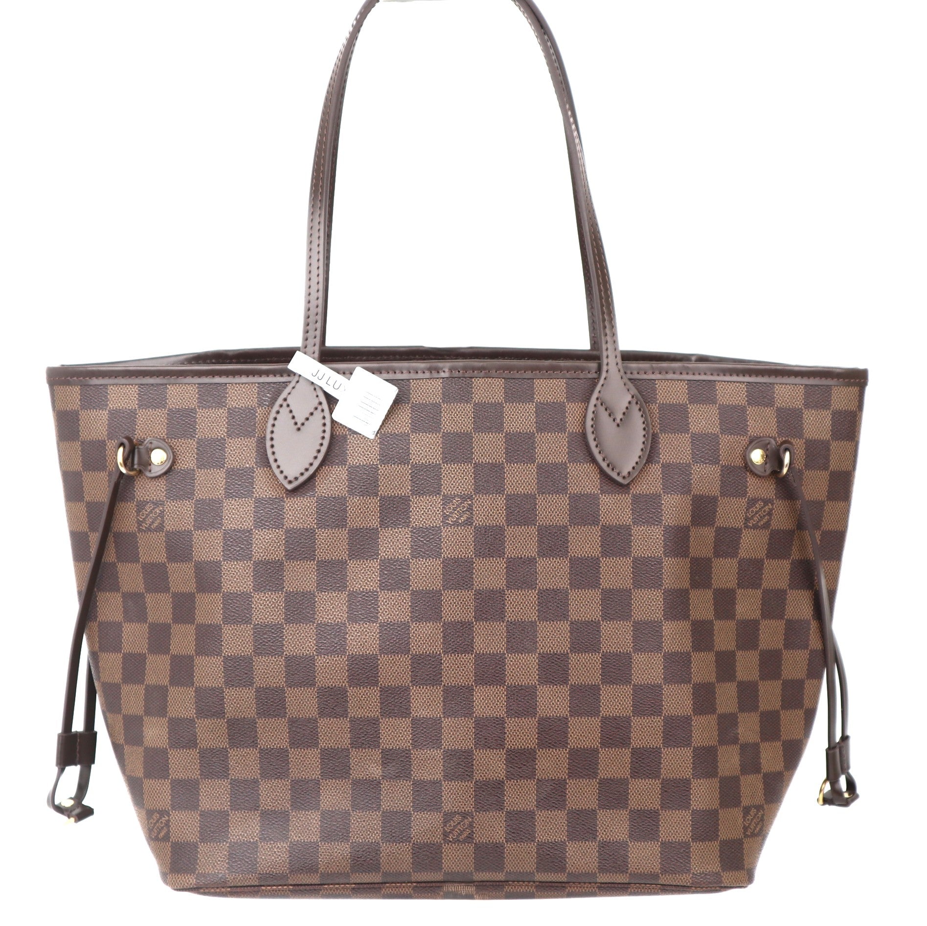 C1021  LOUIS VUITTON Neverfull MM Damier Ebene Tote Bag-Pre Owned