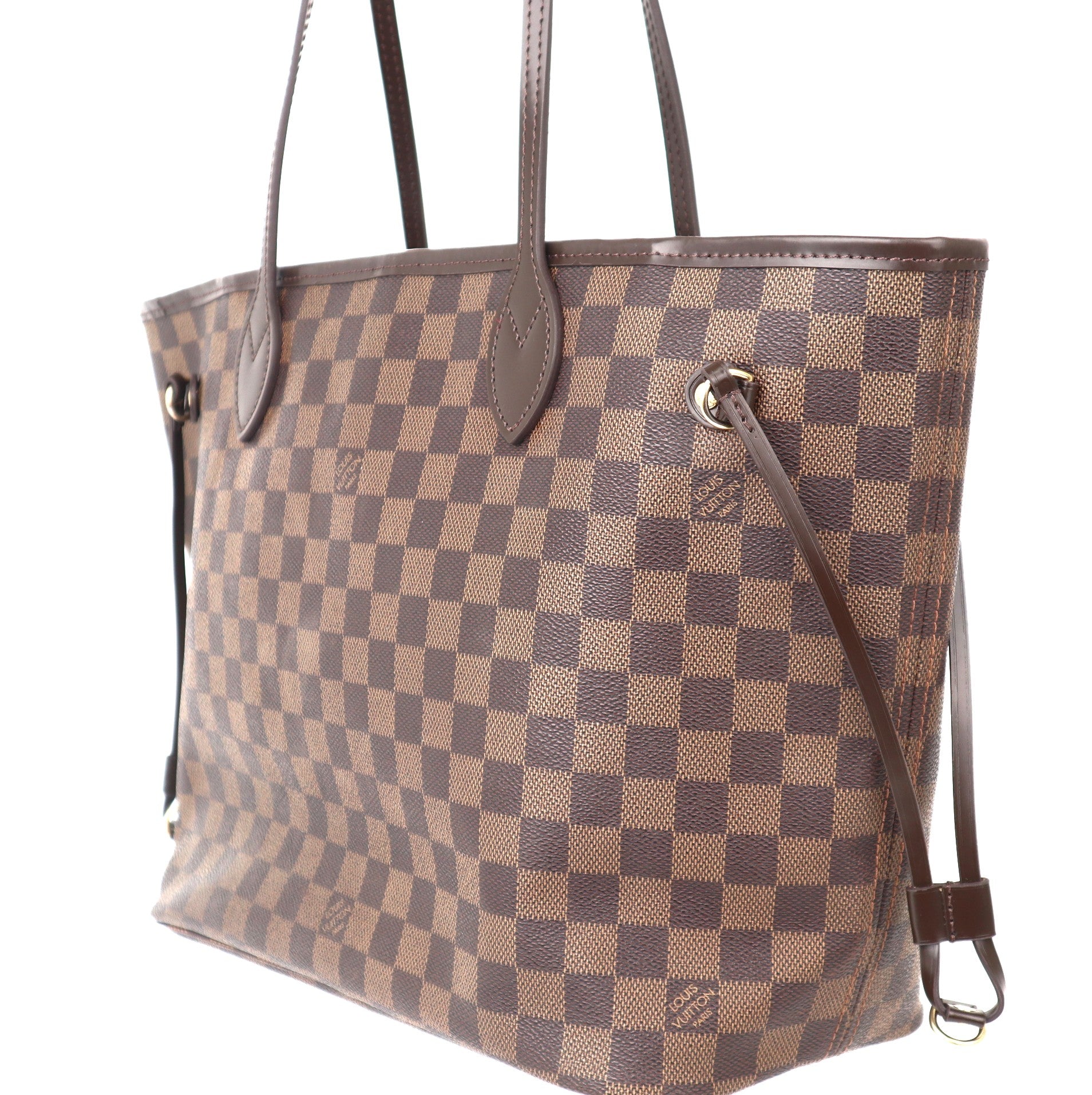 C1021  LOUIS VUITTON Neverfull MM Damier Ebene Tote Bag-Pre Owned