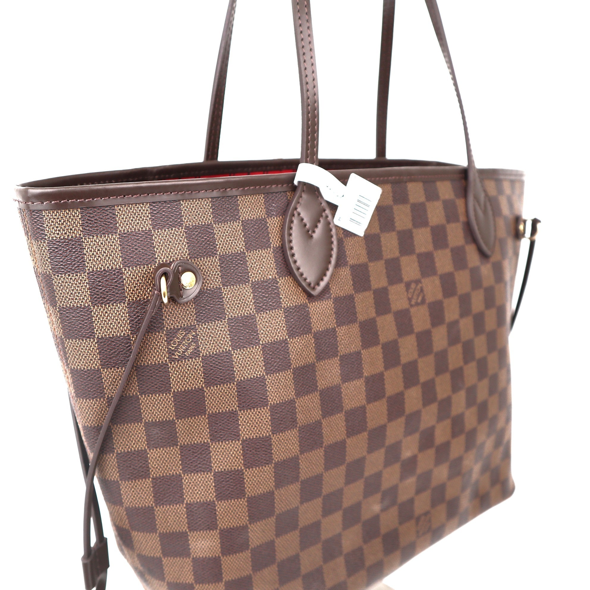 C1021  LOUIS VUITTON Neverfull MM Damier Ebene Tote Bag-Pre Owned