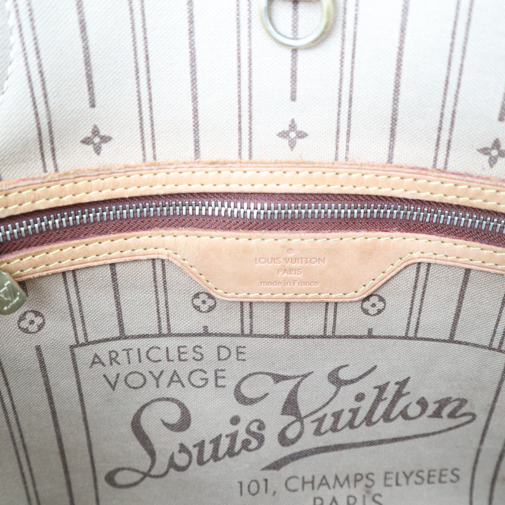 C1020 Louis Vuitton  Neverfull MM Monogram Canvas tote bag-Pre Owned
