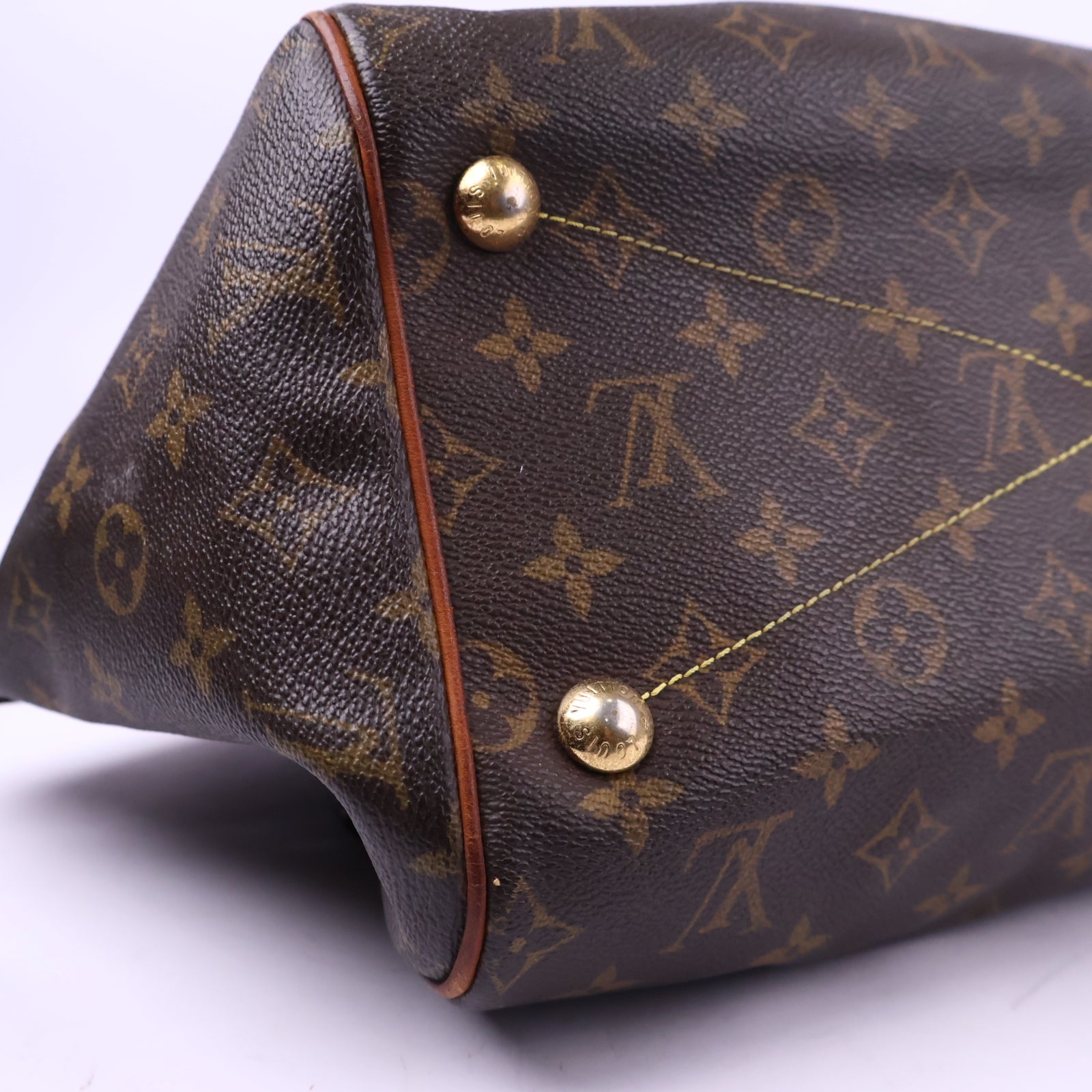 J3197 Louis Vuitton Top Handle Bag Tivoli Leather Handbag GM | Pre-Owned Very Good Leather