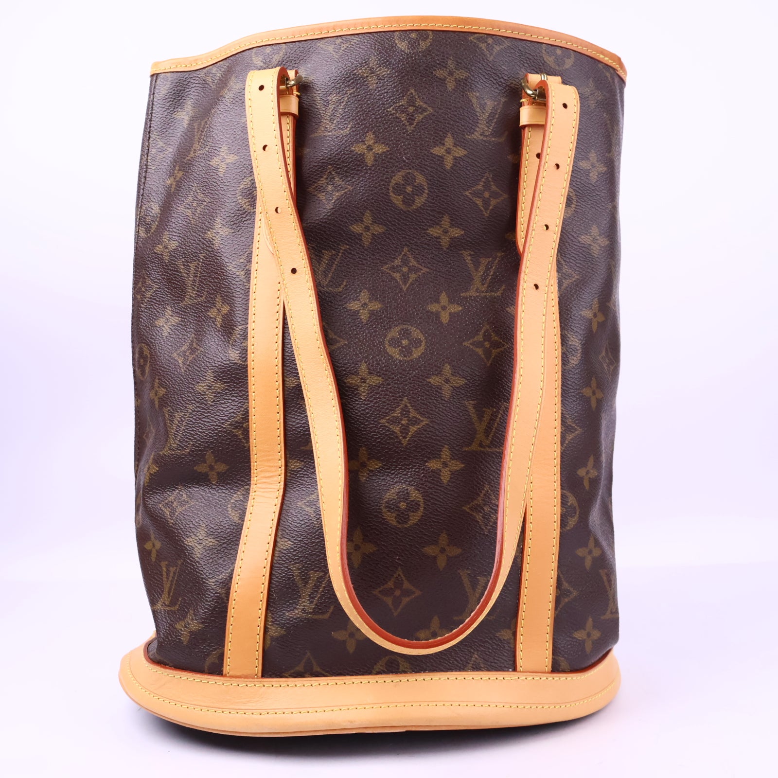 J3199R Louis Vuitton Bucket Bag Monogram GM Bucket | Pre-Owned Like New Brown Monogram Canvas