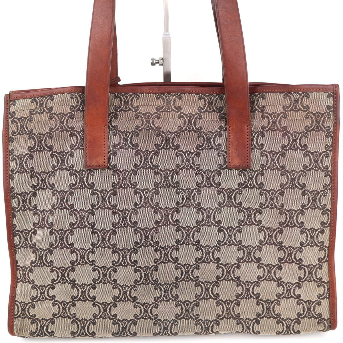 C2420 Celine Tote Bag Macadam | Pre-Owned Very Good Brown Canvas/Macadam