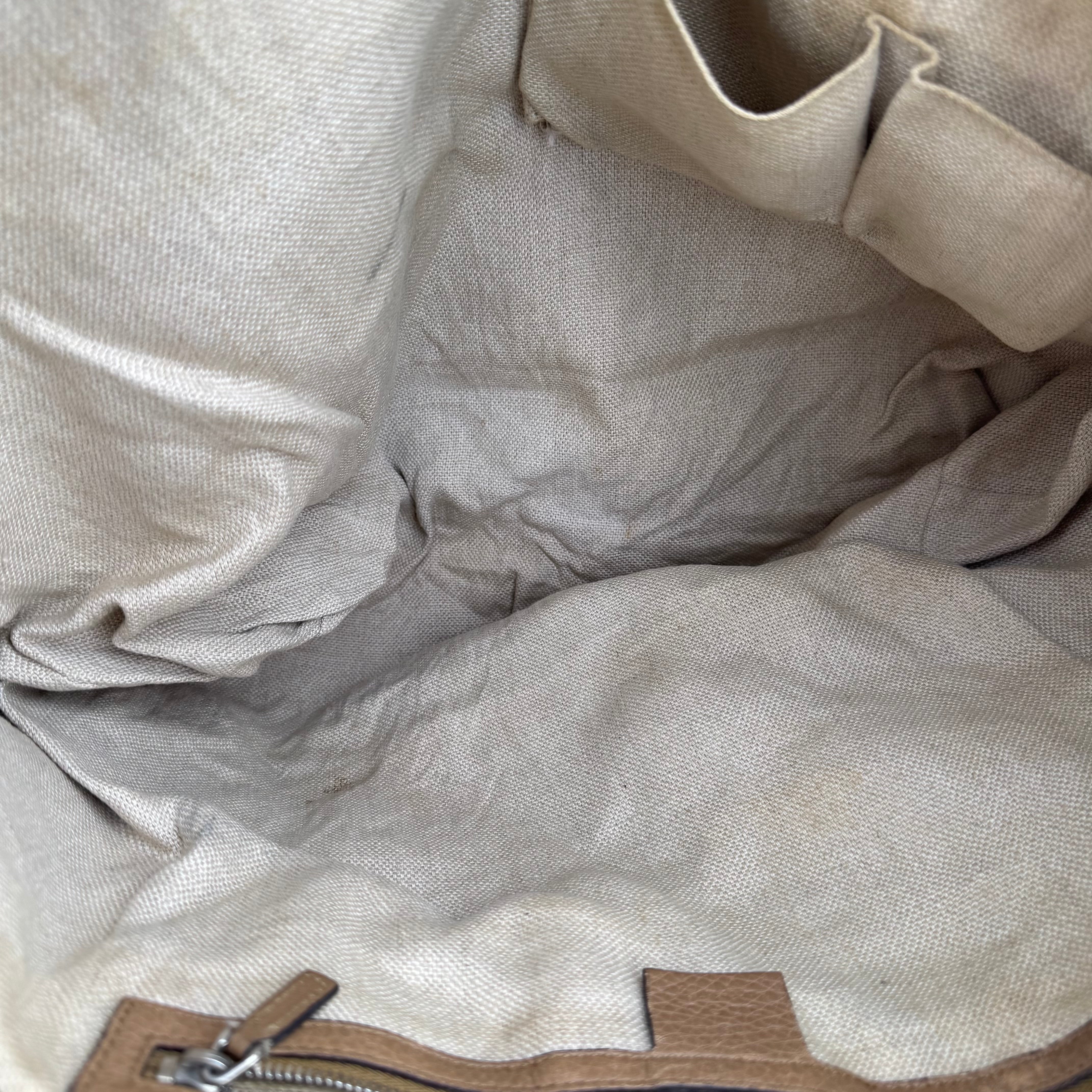 J1653 Gucci GG Canvas Icon Bit tote bag- Pre Owned