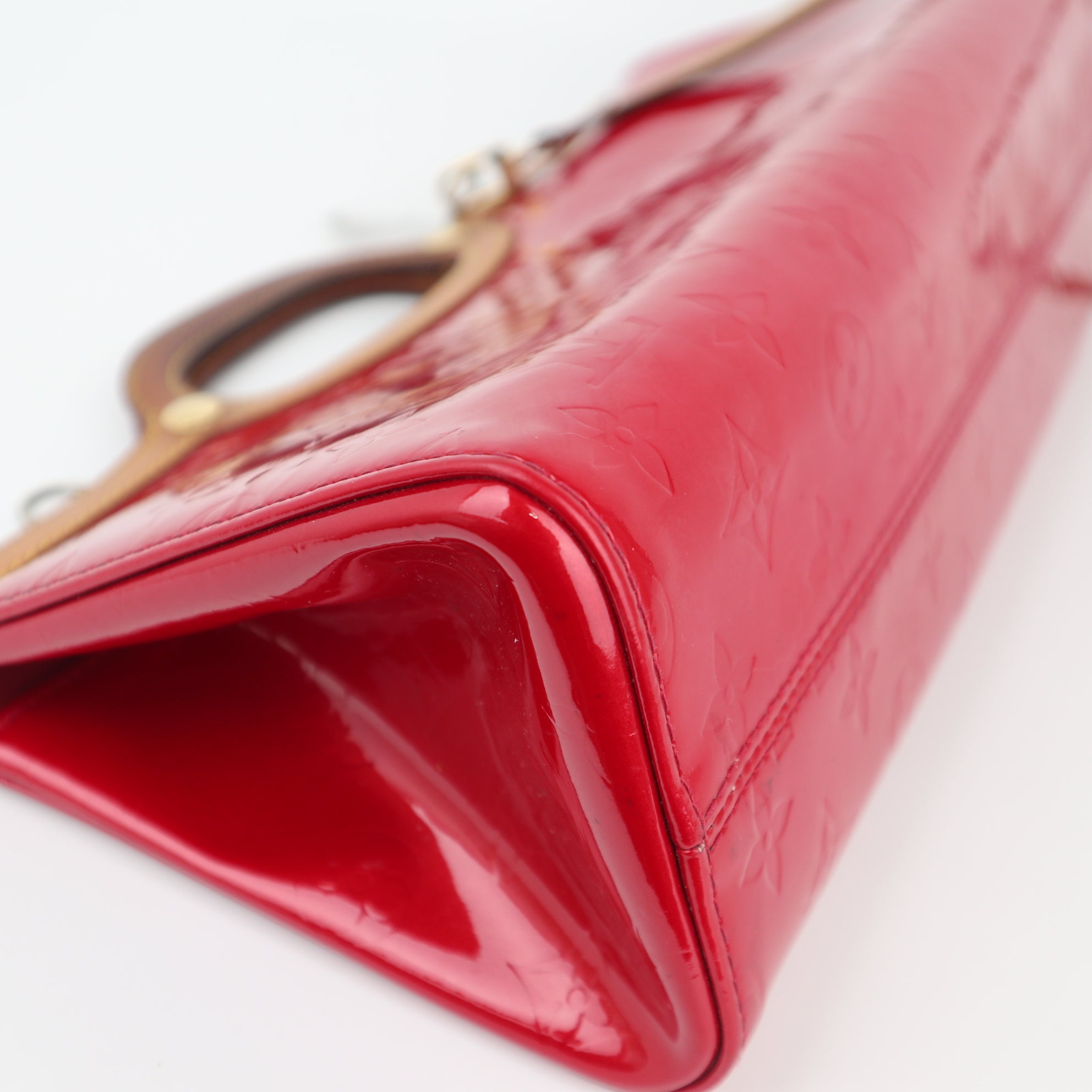 C2424 Louis Vuitton Tote Bag Roxbury Vernis dAmour Drive Pomme | Pre-Owned Very Good Red Leather, Patent leather