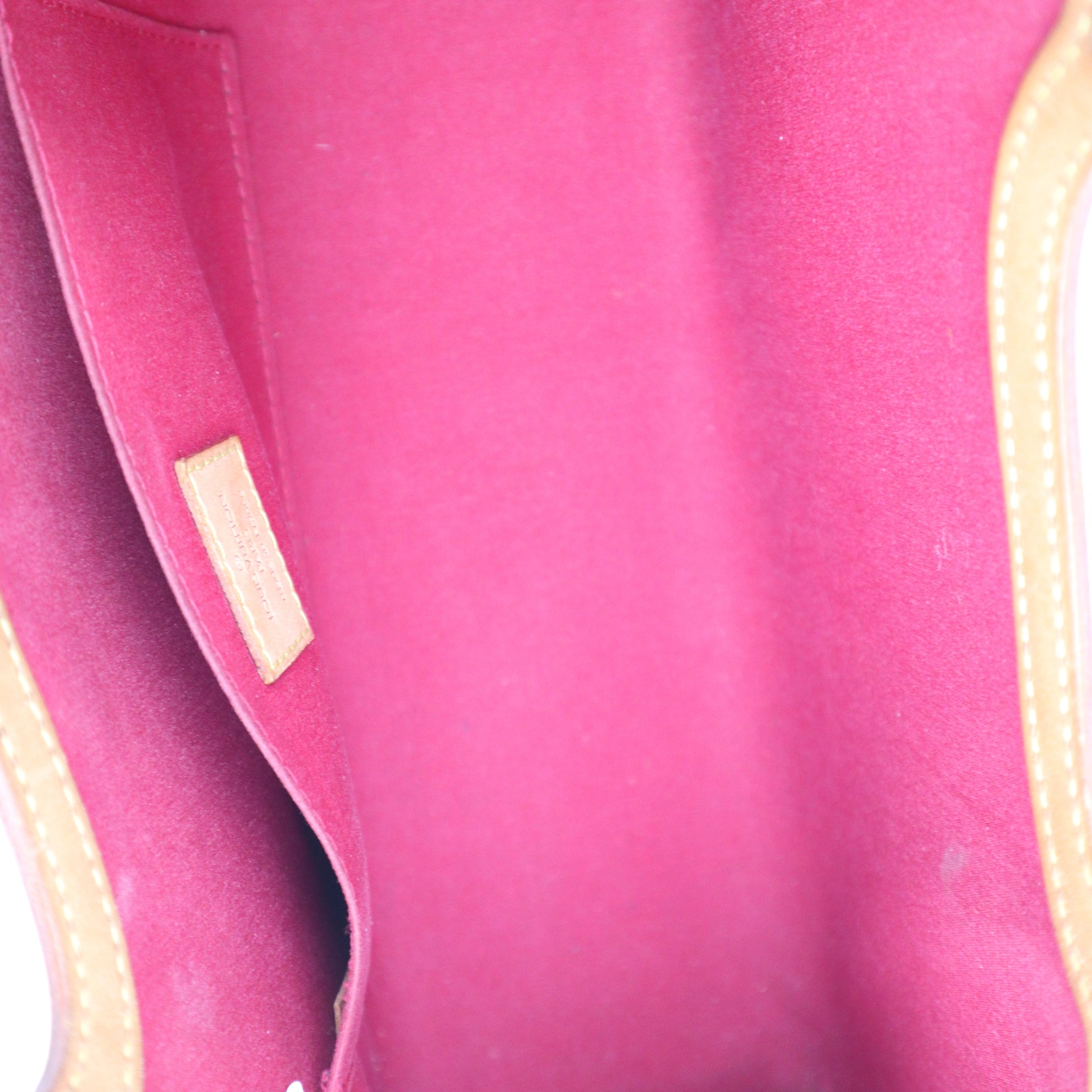 C2424 Louis Vuitton Tote Bag Roxbury Vernis dAmour Drive Pomme | Pre-Owned Very Good Red Leather, Patent leather