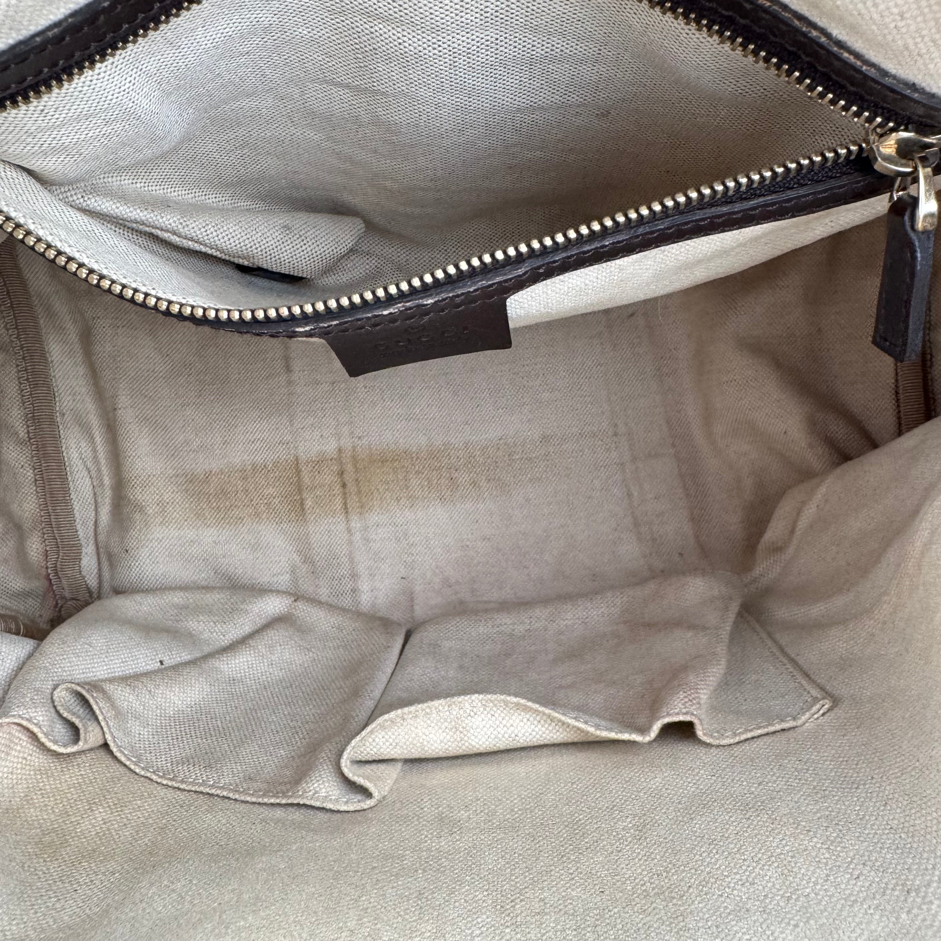 J1629 Gucci GG Canvas Boston Bag- Pre Owned