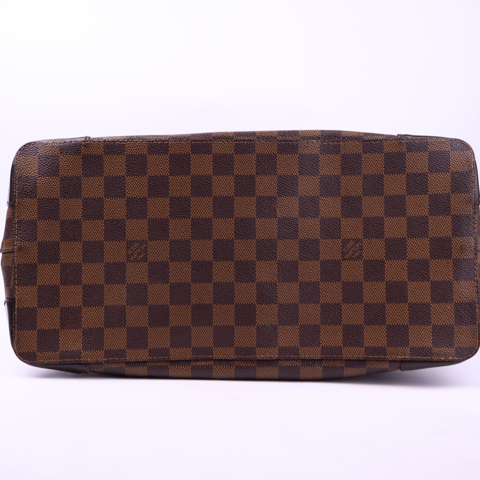 J3173R Louis Vuitton Tote Bag Hampstead MM Damier Ebene | Pre-Owned Like New Brown Coated canvas, leather trim Damier Ebene