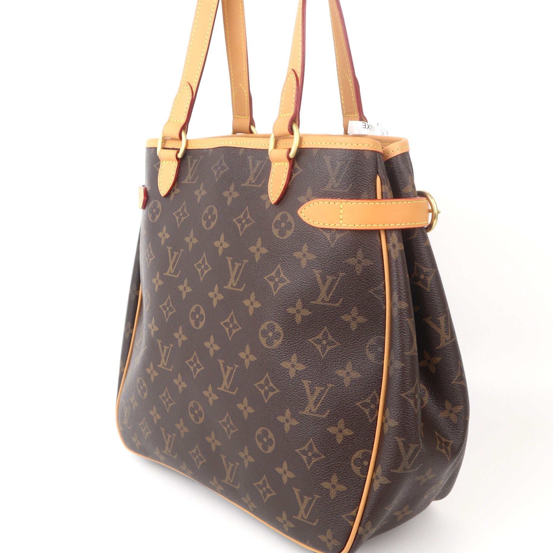c1030 LOUIS VUITTON Batignolles Vertical Monogram Shoulder Tote Bag -Pre Owned