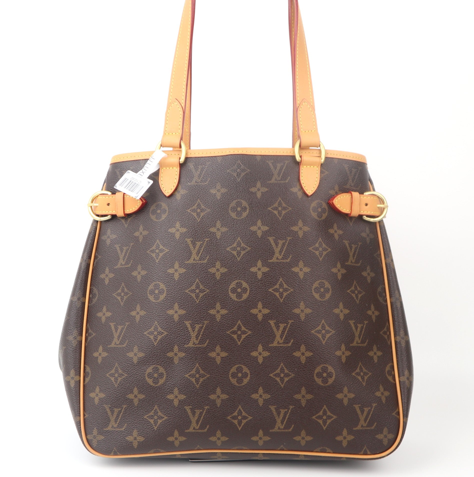 c1030 LOUIS VUITTON Batignolles Vertical Monogram Shoulder Tote Bag -Pre Owned