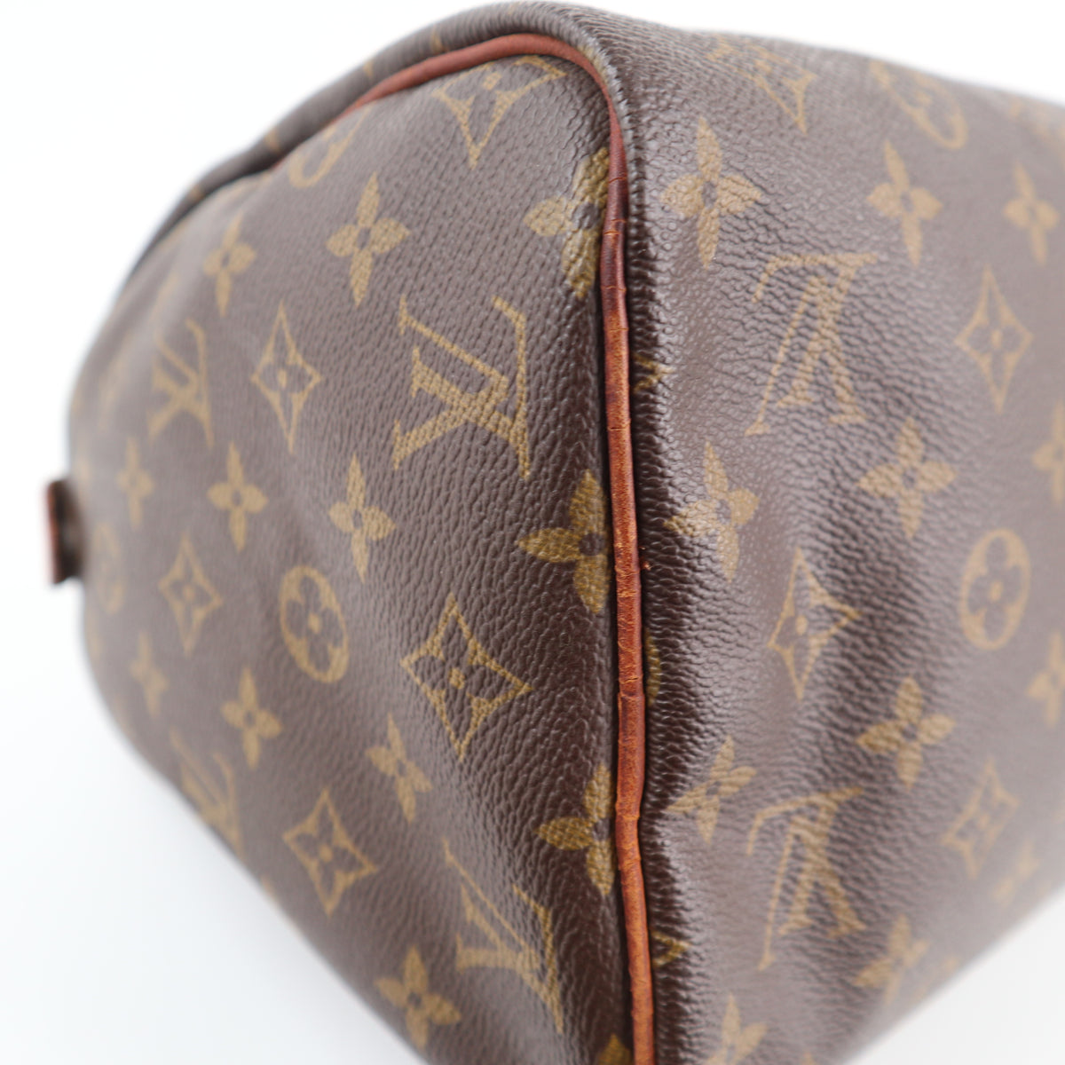 C2431 Louis Vuitton Top Handle Bag Speedy 30 Monogram Canvas | Pre-Owned Very Good Brown Canvas Monogram