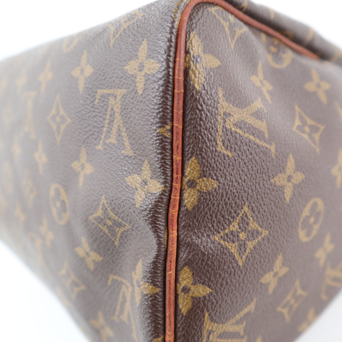 C2431 Louis Vuitton Top Handle Bag Speedy 30 Monogram Canvas | Pre-Owned Very Good Brown Canvas Monogram