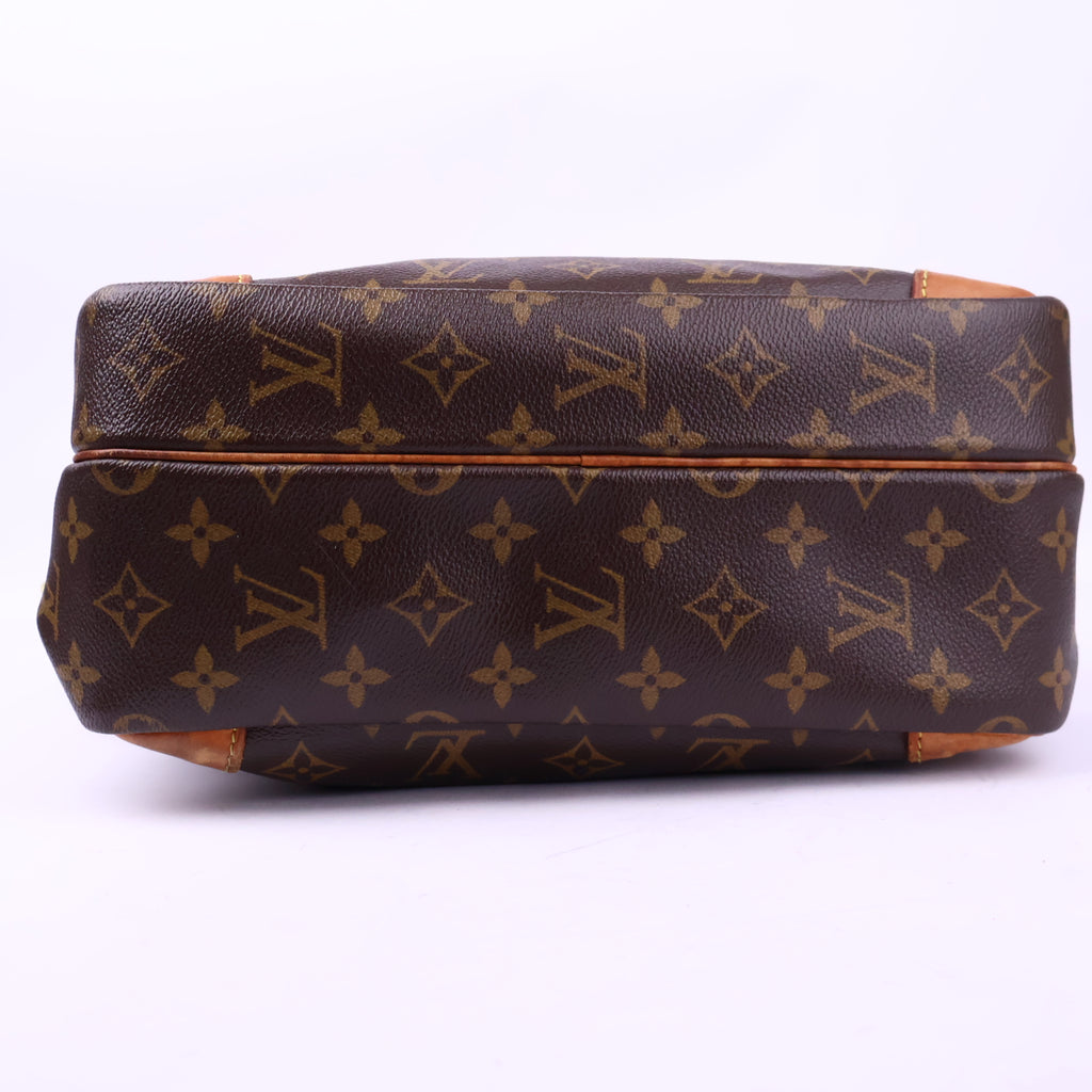 J3190 Louis Vuitton Shoulder Bag Nile Monogram | Pre-Owned Excellent Brown Coated canvas, leather trim Monogram