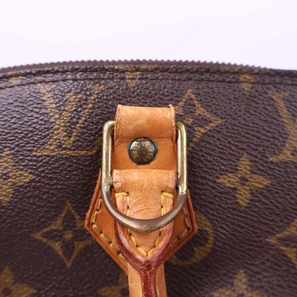 J3191# Louis Vuitton Top Handle Bag Alma PM | Pre-Owned Excellent Canvas, leather trim