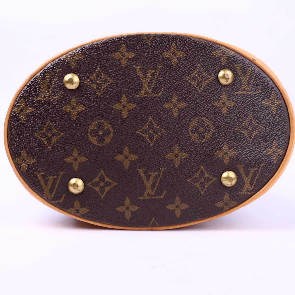 J3189R Louis Vuitton Bucket Bag Monogram Canvas | Pre-Owned Like New Brown Coated canvas, leather trim Monogram