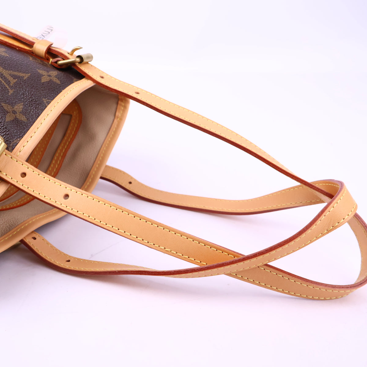 J3189R Louis Vuitton Bucket Bag Monogram Canvas | Pre-Owned Like New Brown Coated canvas, leather trim Monogram