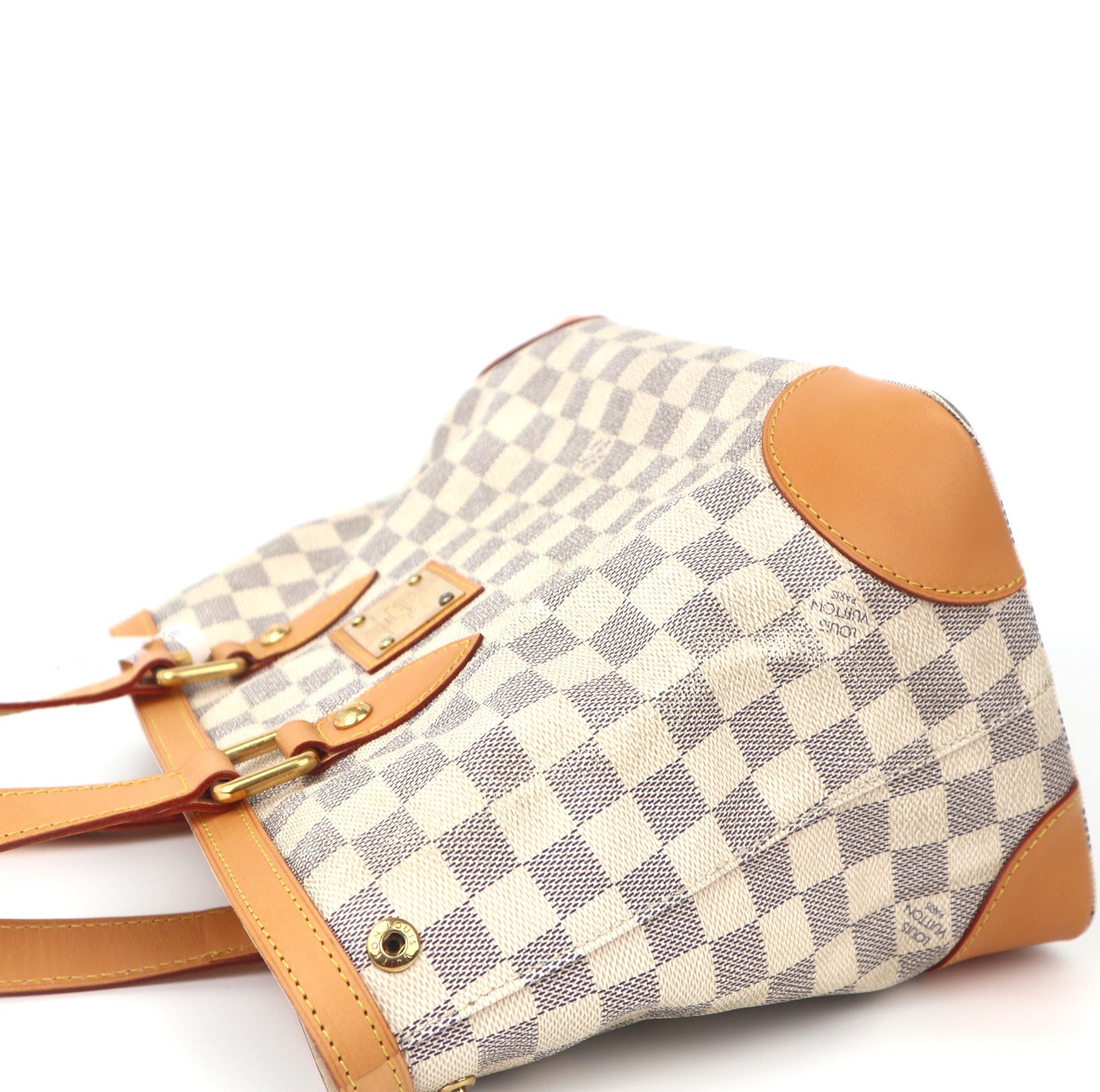 C1033 Louis Vuitton Damier Azur Hampstead PM tote bag-Pre Owned