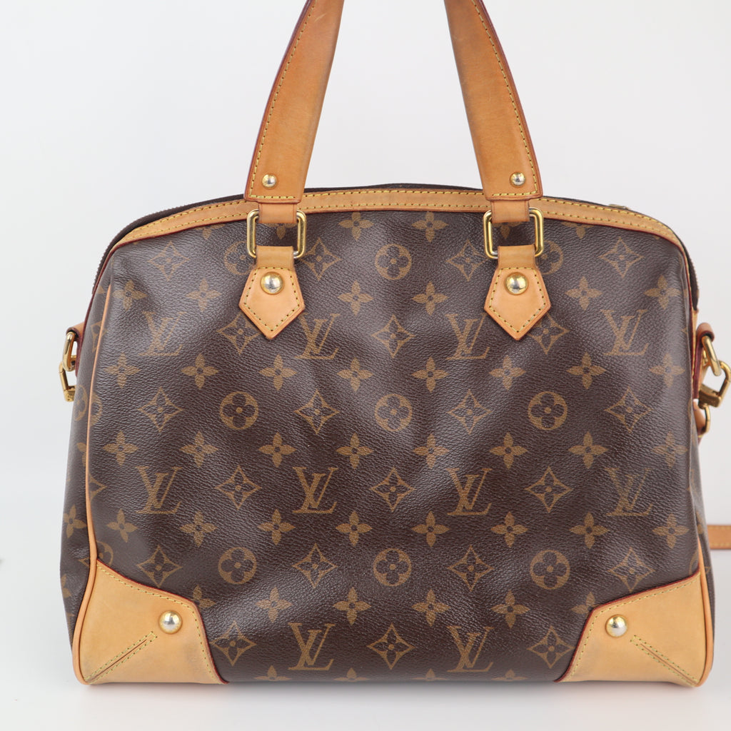 C2438 Louis Vuitton Shoulder Bag Monogram Canvas Retiro PM | Pre-Owned Very Good Brown Canvas Monogram